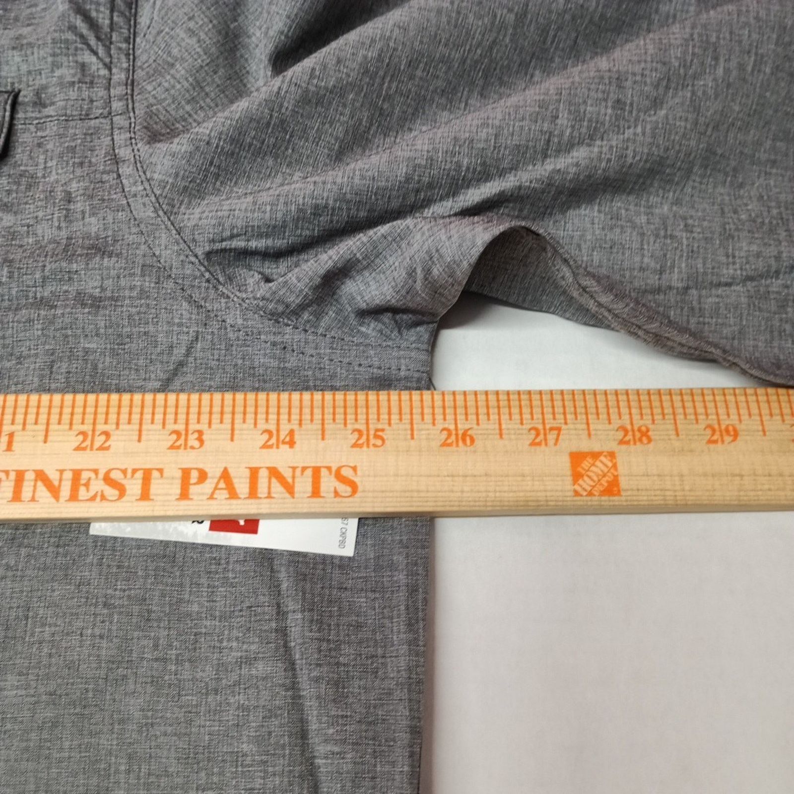 Wrangler Wrangler Men's XL Gray Thru Hike Shirt Vented Roll Tab UPF Size US XL / EU 56 / 4 - 7 Thumbnail
