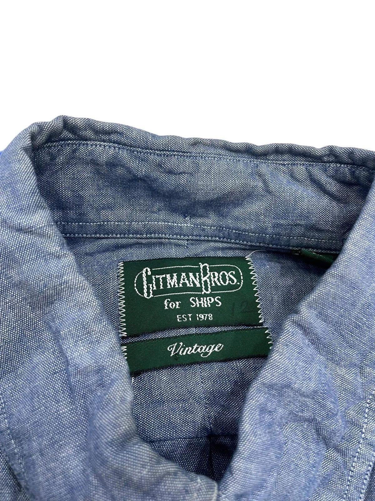 Gitman Bros. Vintage × SHIPS Gitman Bros. Vintage x Ships Chambray 40s Inpired Size US M / EU 48-50 / 2 - 6 Thumbnail