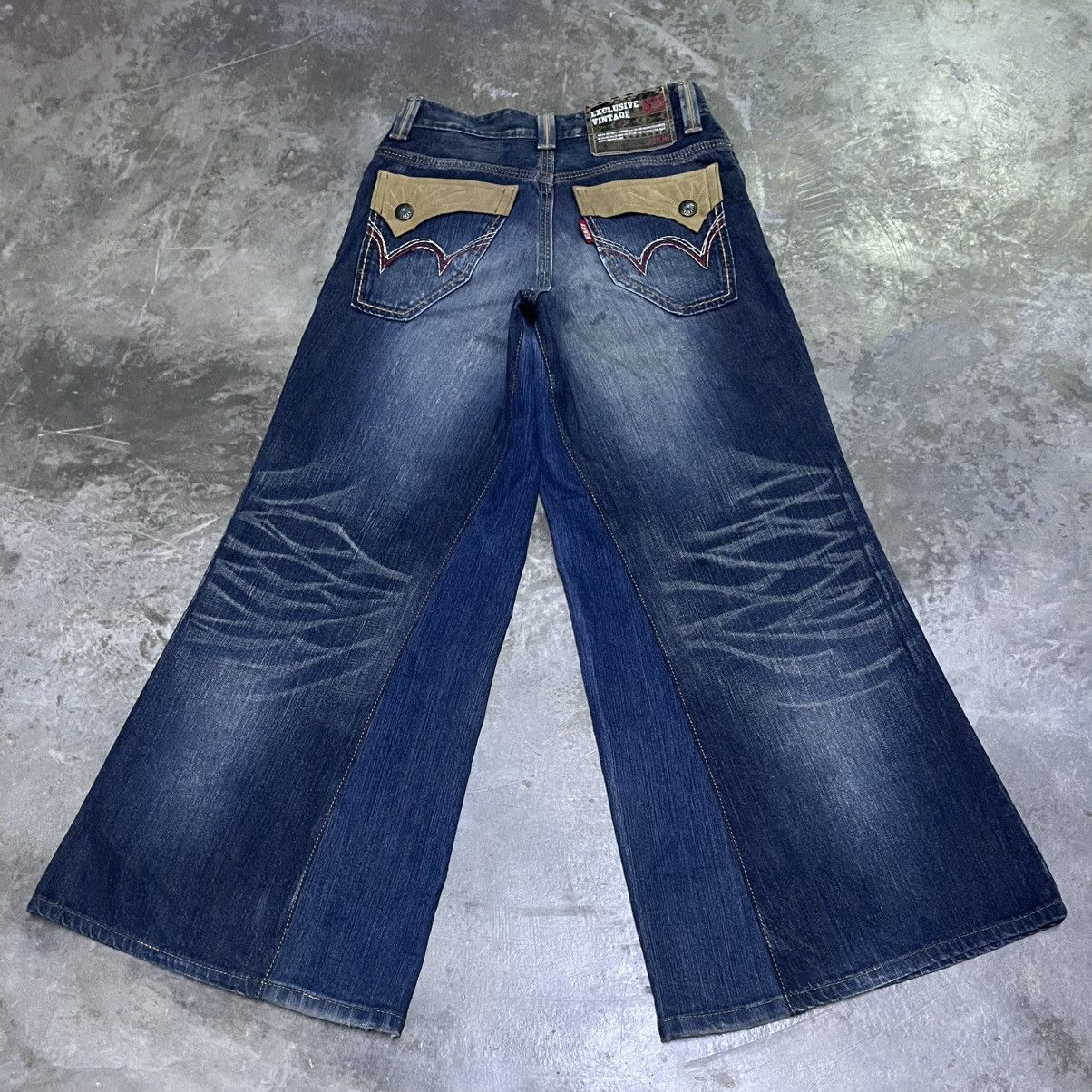 Edwin × Japanese Brand × Vintage Flare Jeans Japan Edwin Lightning Wash Bellbottom Size US 30 / EU 46 - 2 Thumbnail
