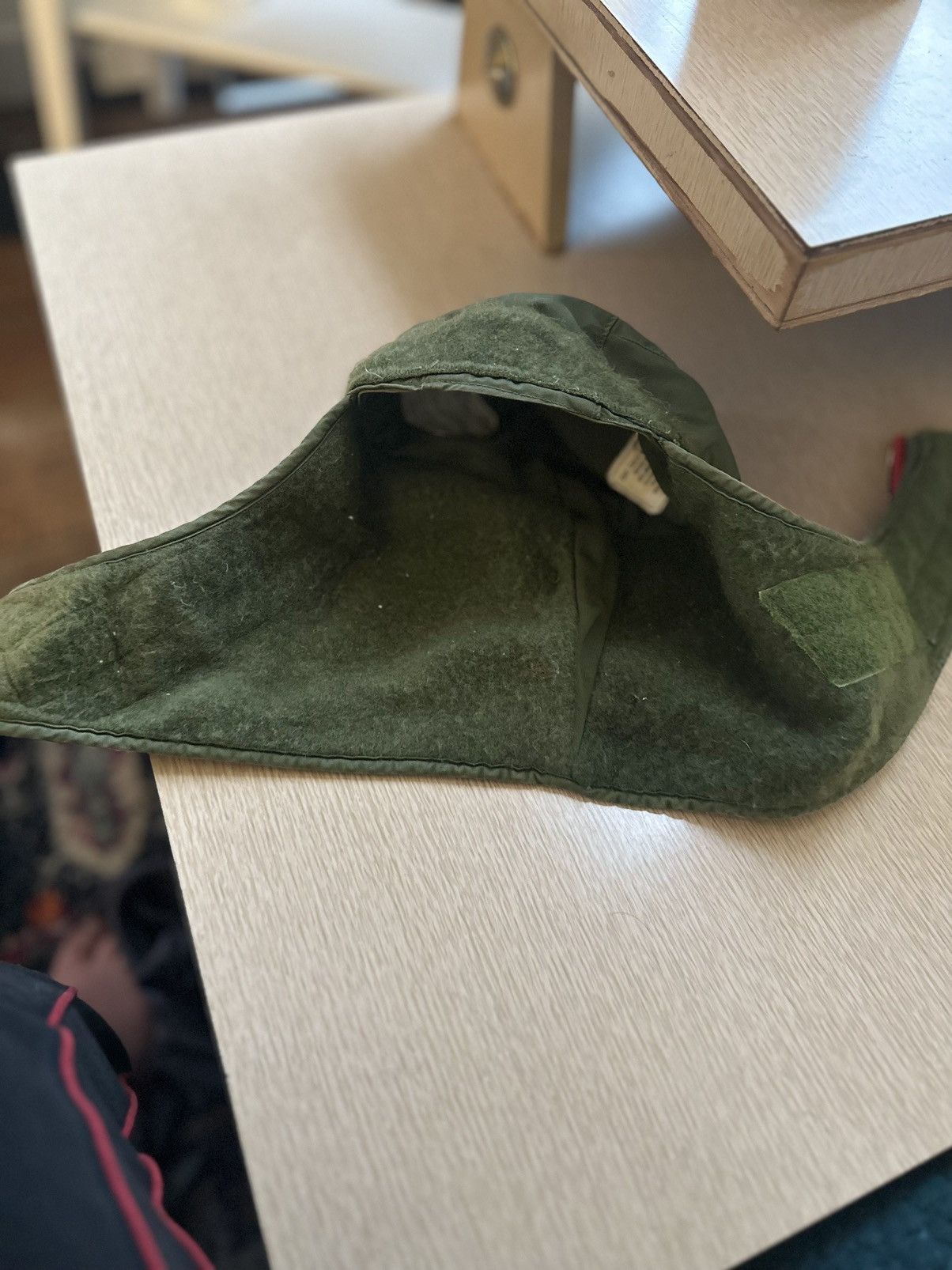 Vintage Vintage US Army Cold Weather Cap, Insulating, Helmet Liner Size ONE SIZE - 4 Thumbnail