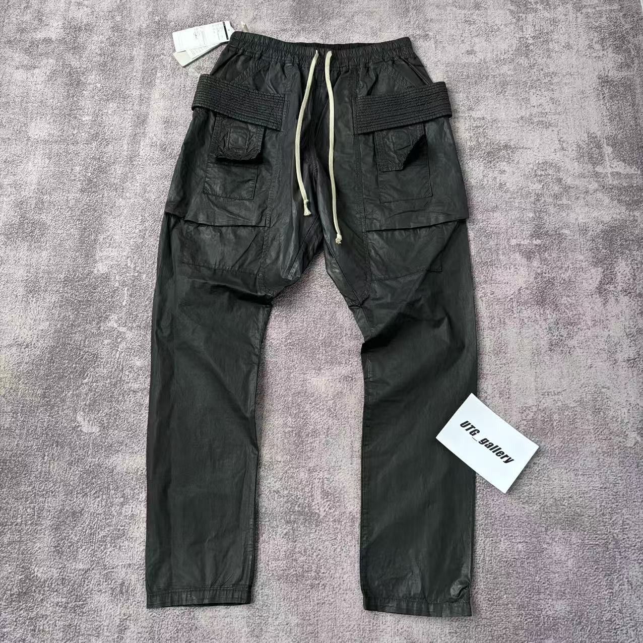 Rick Owens DRKSHDW Waxed Creatch Cargo Pants *NWTG