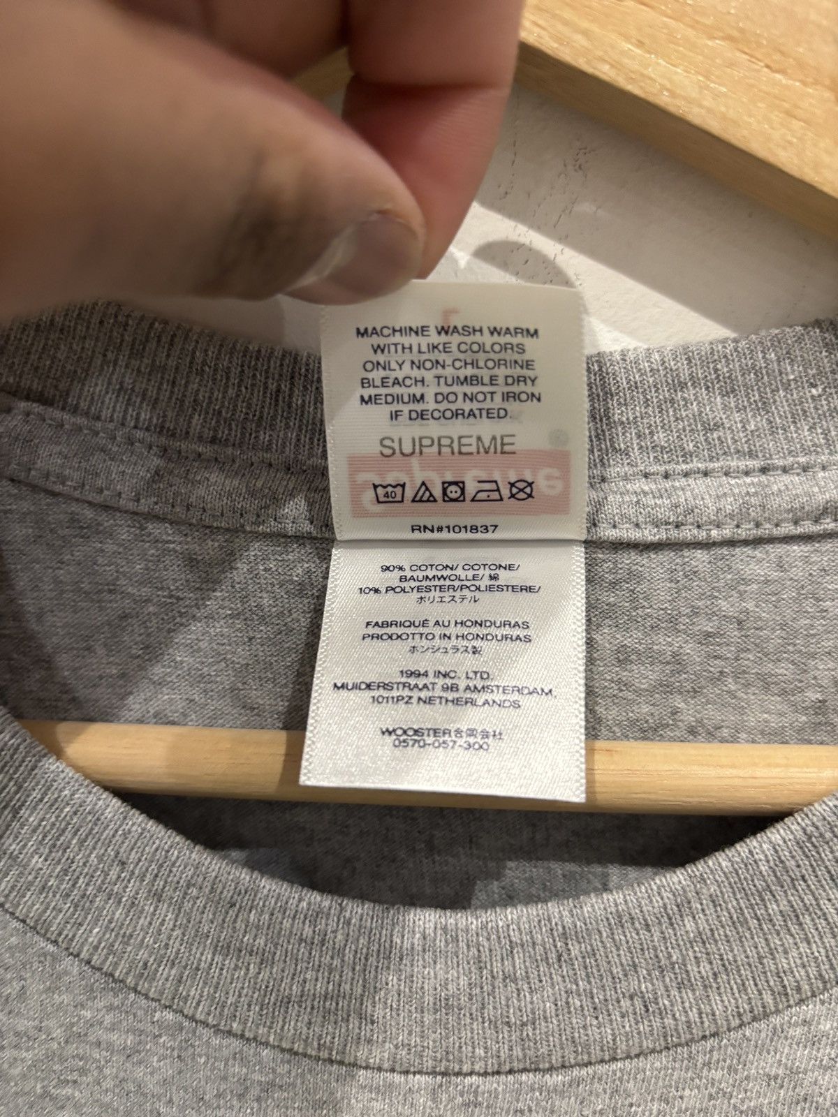 Supreme Supreme Tyler The Creator Tee Heather Grey Size US L / EU 52-54 / 3 - 5 Thumbnail