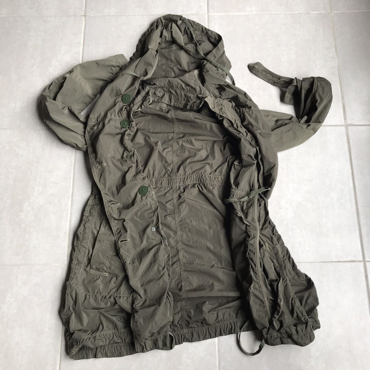 Moncler × Vintage Moncler nylon parachute Parka Size US XXS / EU 40 - 6 Thumbnail