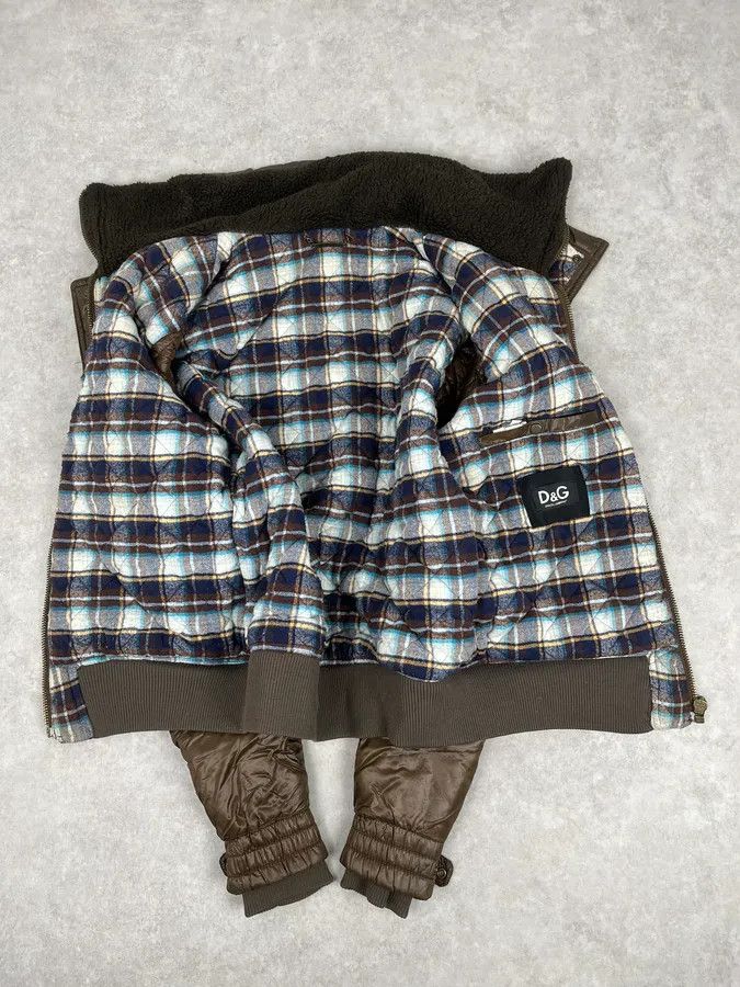 Dolce & Gabbana 2000s Dolce & Gabbana Multi Pockets Cargo Brown Puffer Jacket Size US M / EU 48-50 / 2 - 8 Thumbnail