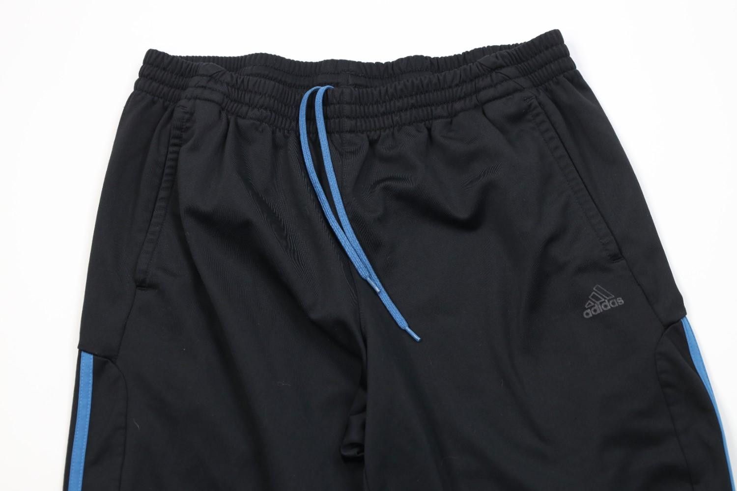Adidas Vintage Y2K Adidas Striped Wide Leg Sweatpants Pants Black Size US 36 / EU 52 - 2 Thumbnail
