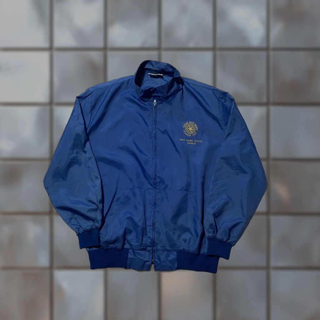 Vintage VINTAGE Duralux Windbreaker 1989 Empire State Games Ithaca New York State Parks NY Blue L Mens/Adults Jackets? Size US L / EU 52-54 / 3 - 1 Thumbnail