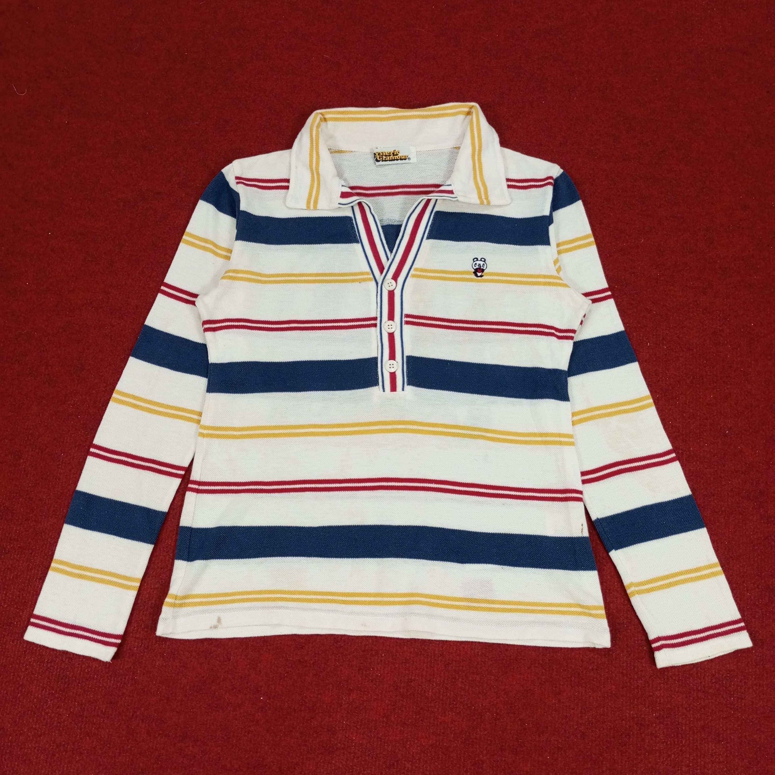 Hysteric Glamour × Japanese Brand × Vintage Hysteric Glamour Japanese Brand Custom Art Long Sleeve Polos Size XS / US 0-2 / IT 36-38 - 3 Thumbnail