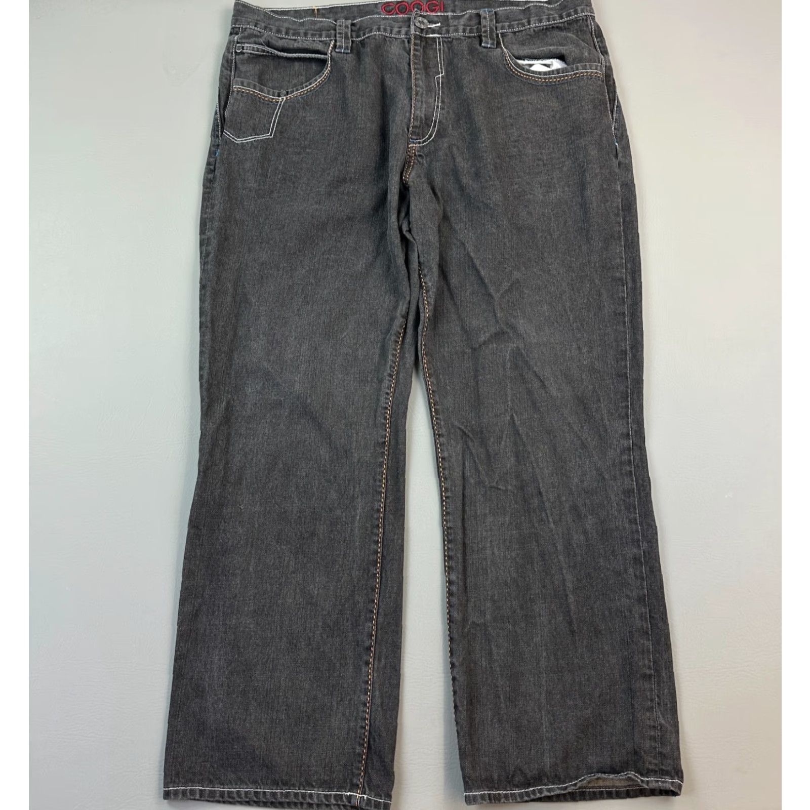 Coogi VINTAGE COOGI Jeans Mens 44x33 Charcoal Wash Baggy Wide Leg Hip Hop Y2K Jeans Mens 44x33 Charcoal Wash Baggy Wide Leg Hip Hop Y2K Size US 44 / EU 60 - 7 Thumbnail