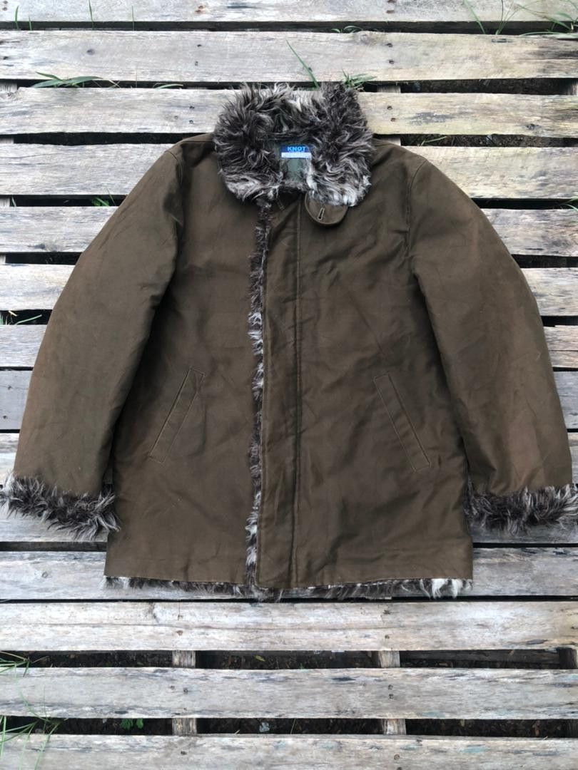 If Six Was Nine × Japanese Brand × Vintage Vintage Knot Japanese Brand Fur Jacket Size US L / EU 52-54 / 3 - 2 Thumbnail