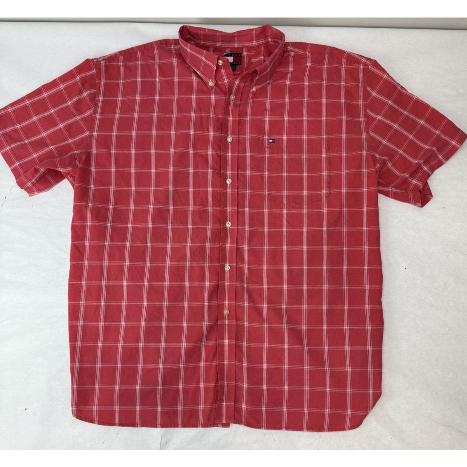 Tommy Hilfiger Y2K Vintage Tommy Hilfiger Button Down Shirt XXL Logo Preppy Size US XXL / EU 58 / 5 - 1 Thumbnail