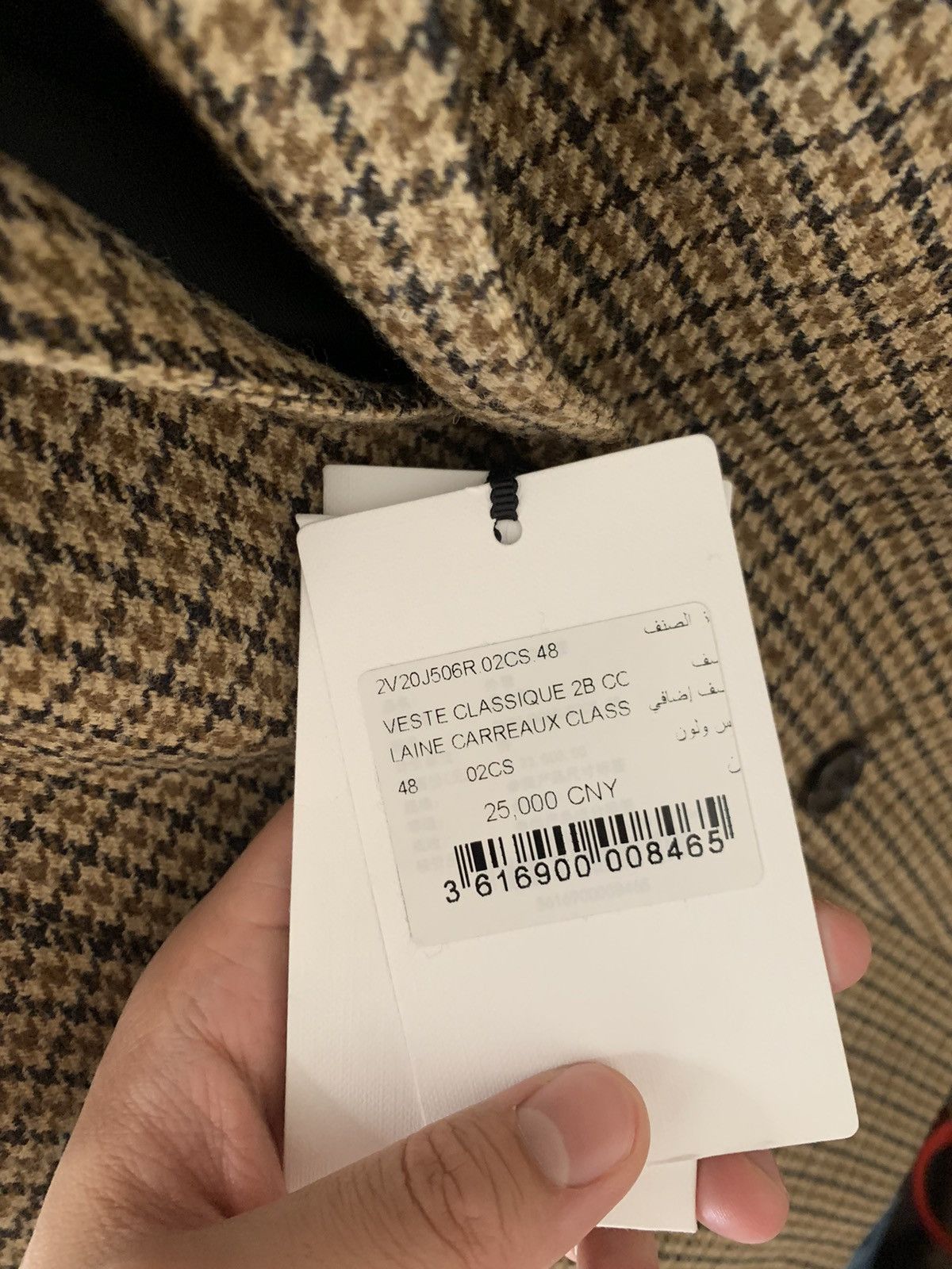 Celine Celine 2022FW Checked wool blazer Size US M / EU 48-50 / 2 - 7 Thumbnail