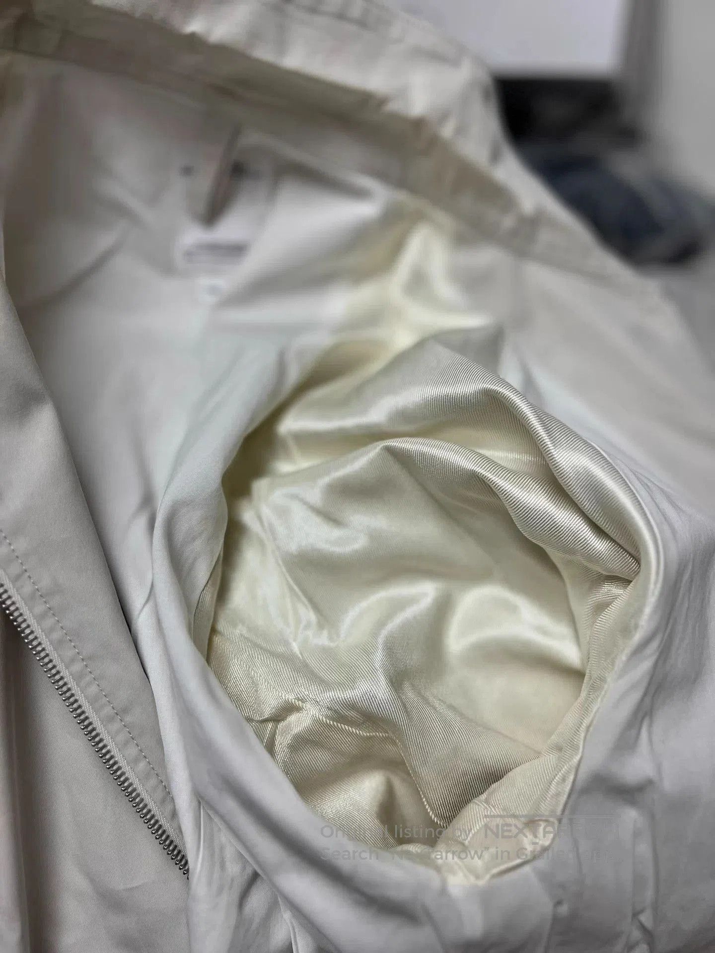Visvim Beige Lightweight Zip-Front Jacket Size M. Size US M / EU 48-50 / 2 - 9 Thumbnail