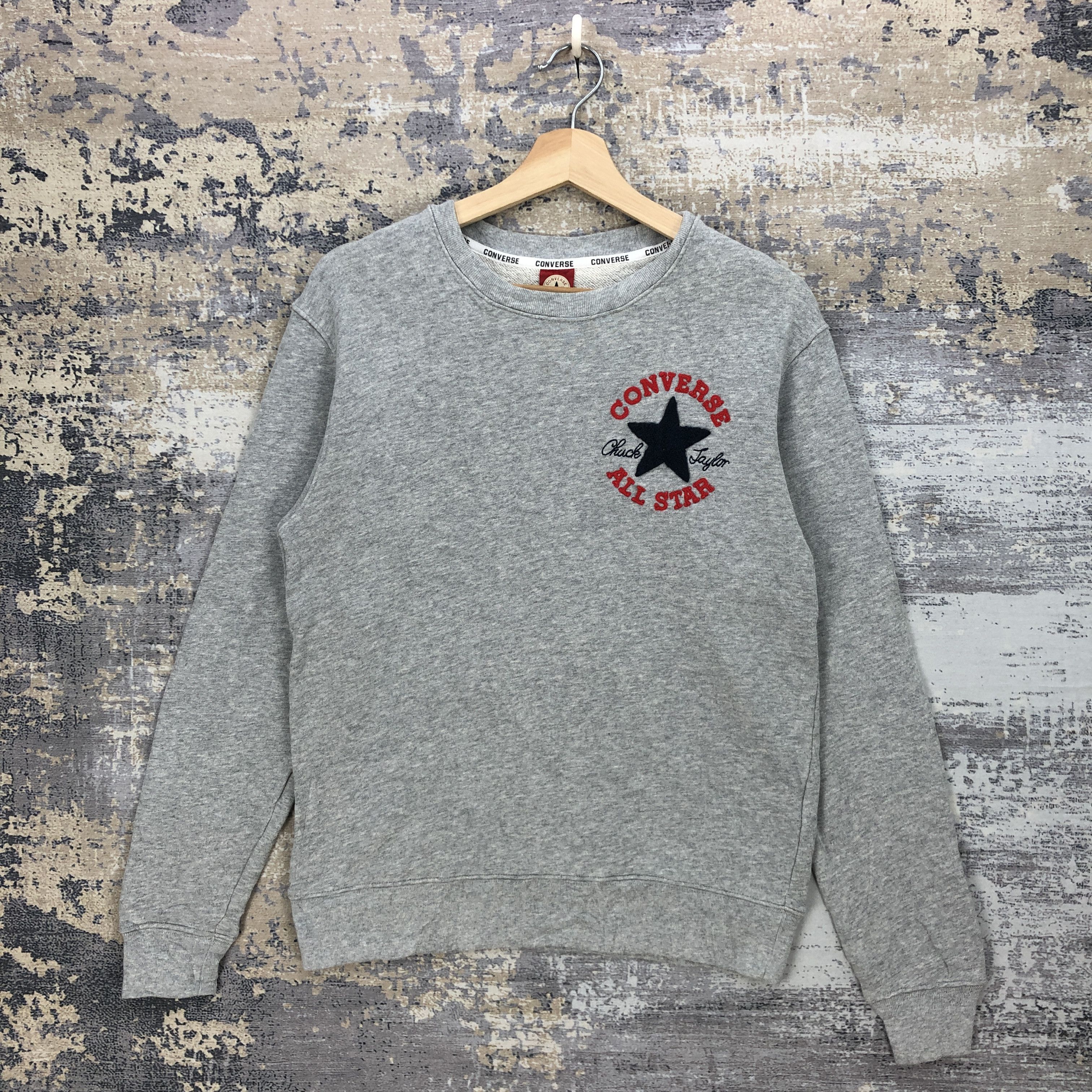 Converse Vintage Y2K Converse Sweater Converse Sweatshirt Jumper Size US S / EU 44-46 / 1 - 1 Thumbnail