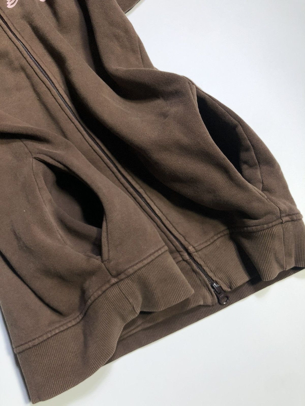 PPFM 00s PPFM Felt Print Asymmetrical Zip Hoodie Size US S / EU 44-46 / 1 - 9 Thumbnail