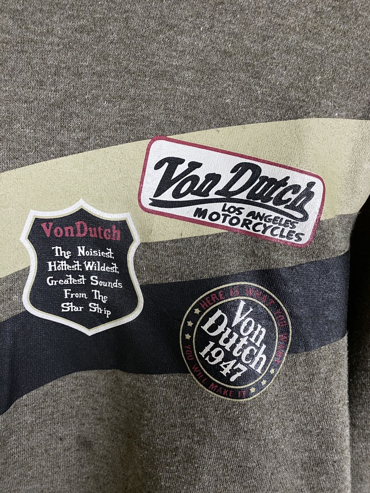 Vintage × Von Dutch Vintage Vondutch Patches Hoodie Size US XXS / EU 40 - 3 Thumbnail