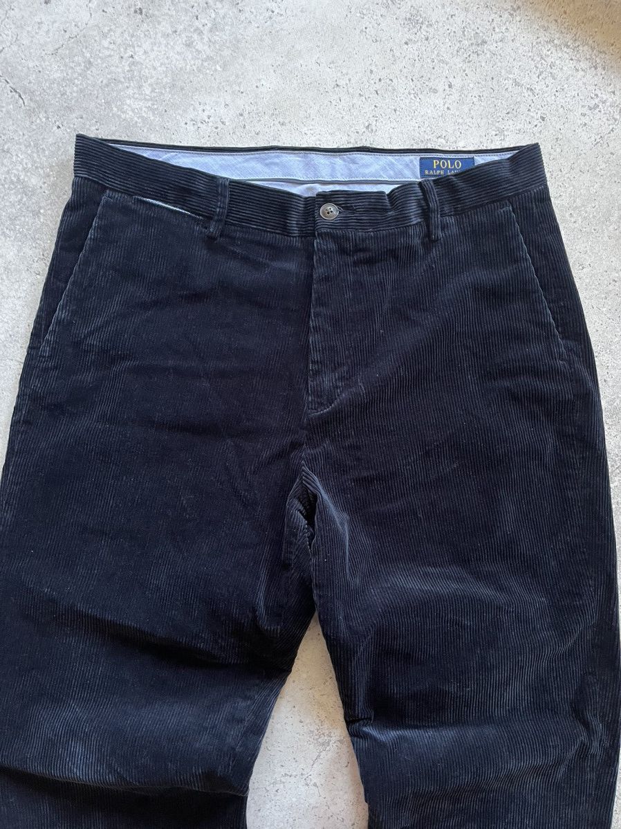 Polo Ralph Lauren Ralph Lauren Blue Corduroy 32/32 Stretch Classic Fit Pants Size US 32 / EU 48 - 2 Thumbnail