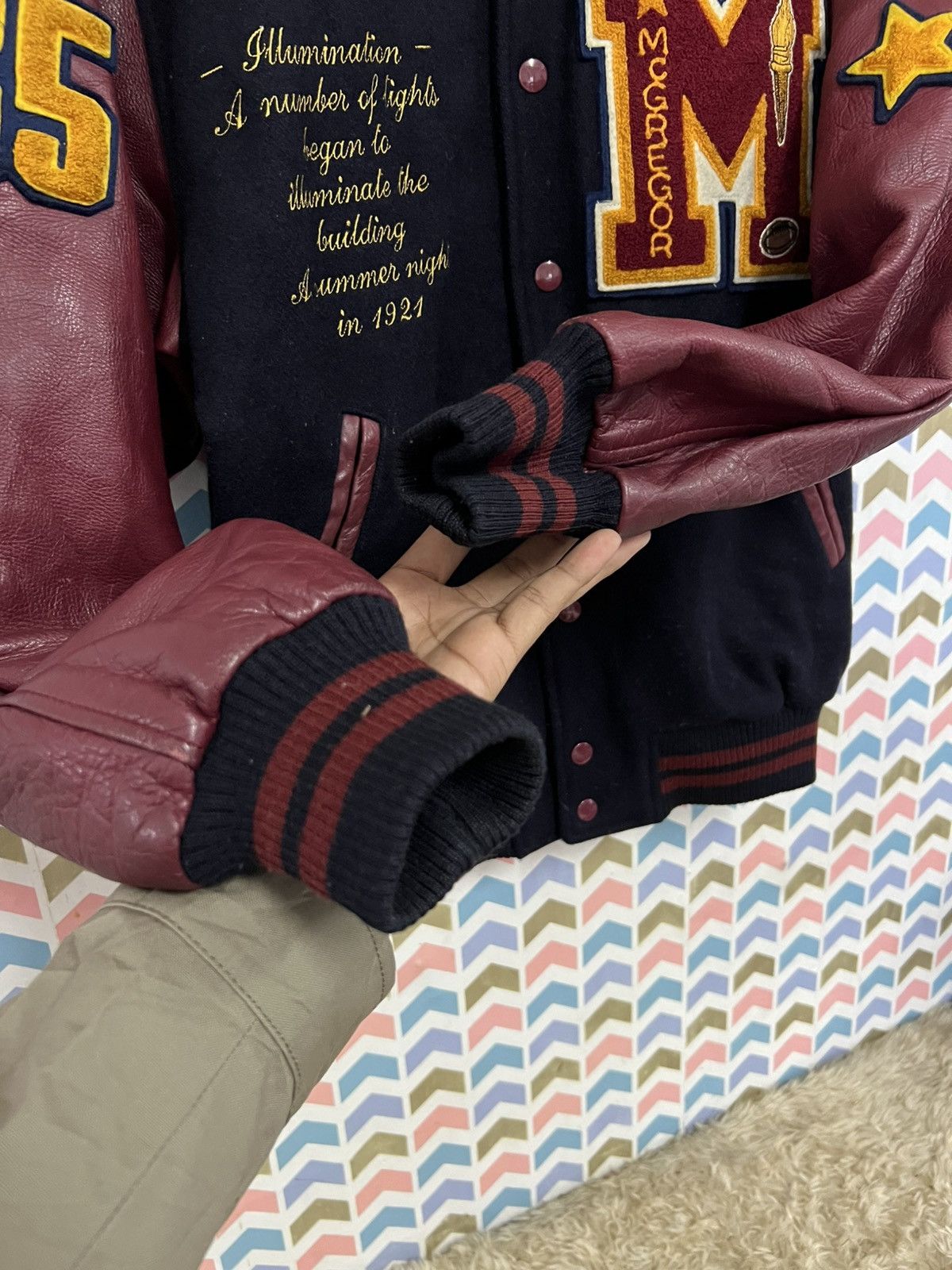 Japanese Brand 90s Varsity Jacket Size US L / EU 52-54 / 3 - 4 Thumbnail