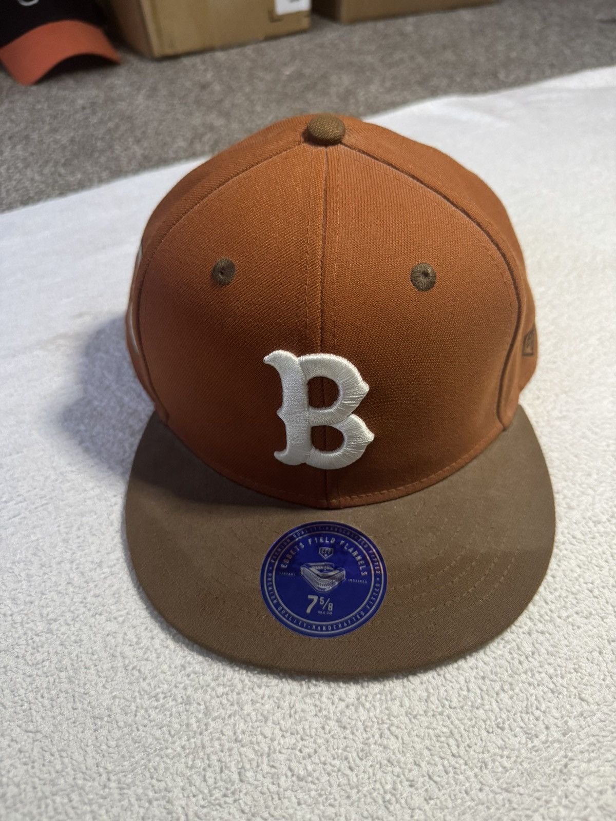 Ebbets Field Flannels Brooklyn Giants Royal Sandbag Fit Vintage NLB Size ONE SIZE - 1 Thumbnail