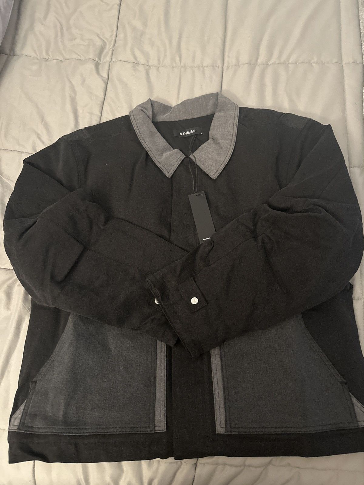 Nahmias Nahmias black denim carpenter jacket Size US XXL / EU 58 / 5 - 3 Thumbnail