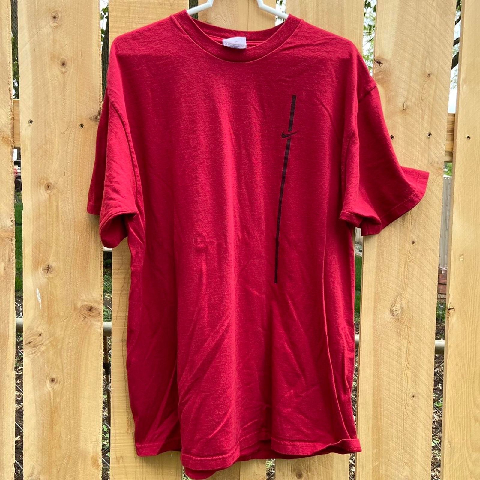 Nike Vintage 90s nike swoosh red Size US L / EU 52-54 / 3 - 2 Thumbnail