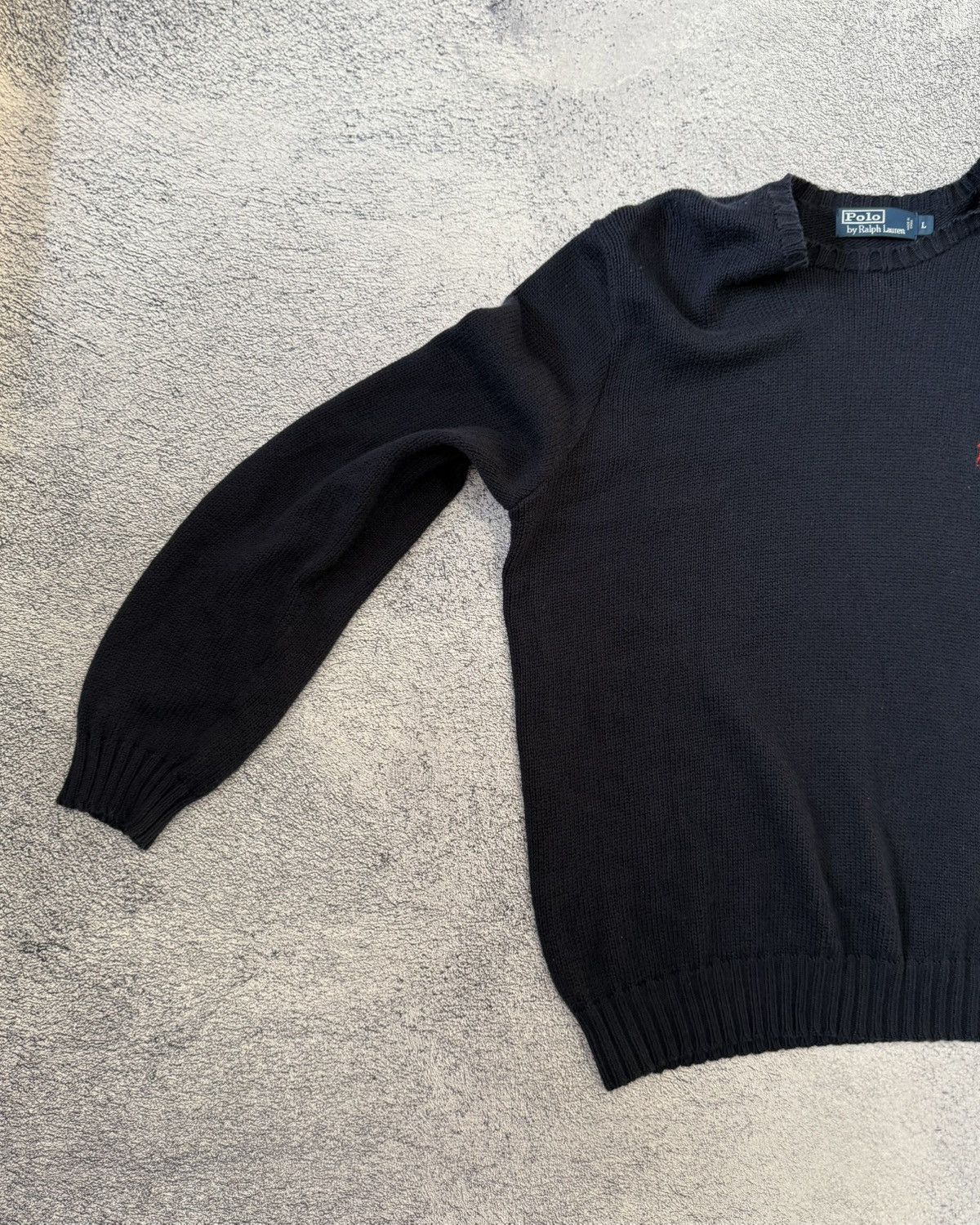 Polo Ralph Lauren Vintage Polo Ralph Lauren Sweater Navy Knit L Relaxed Size US L / EU 52-54 / 3 - 12 Thumbnail