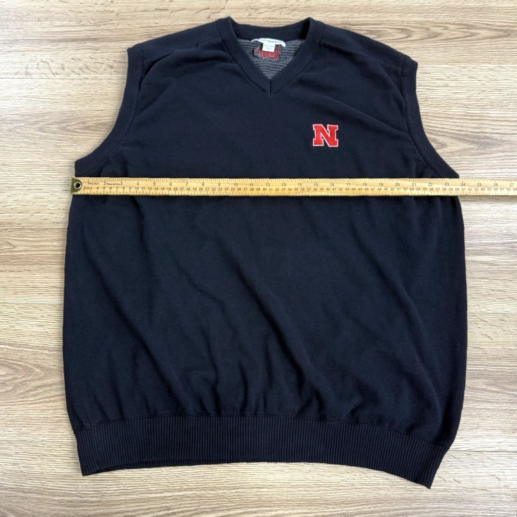 Cutter & Buck Cutter & Buck Black Vest 2XL Men Nebraska Huskers Sweater Team Mens Size US XXL / EU 58 / 5 - 7 Thumbnail