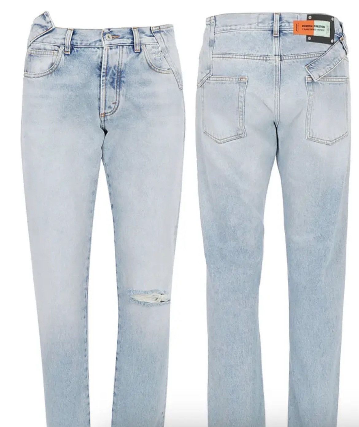 Heron Preston Heron Preston x Sami Miro Five-Pocket Vintage Jeans Size US 32 / EU 48 - 1 Thumbnail