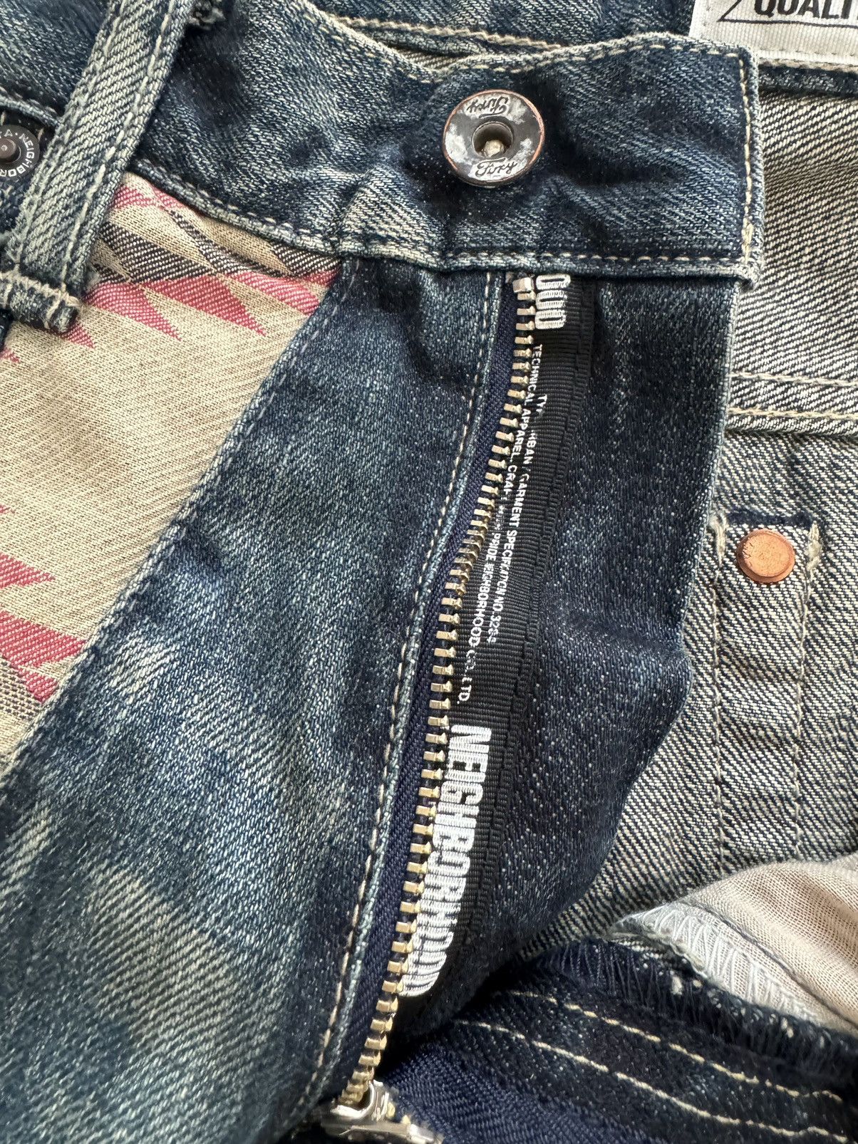 Neighborhood NEIGHBORHOOD DP Split Savage Narrow 14oz Jeans Denim Size US 32 / EU 48 - 7 Thumbnail