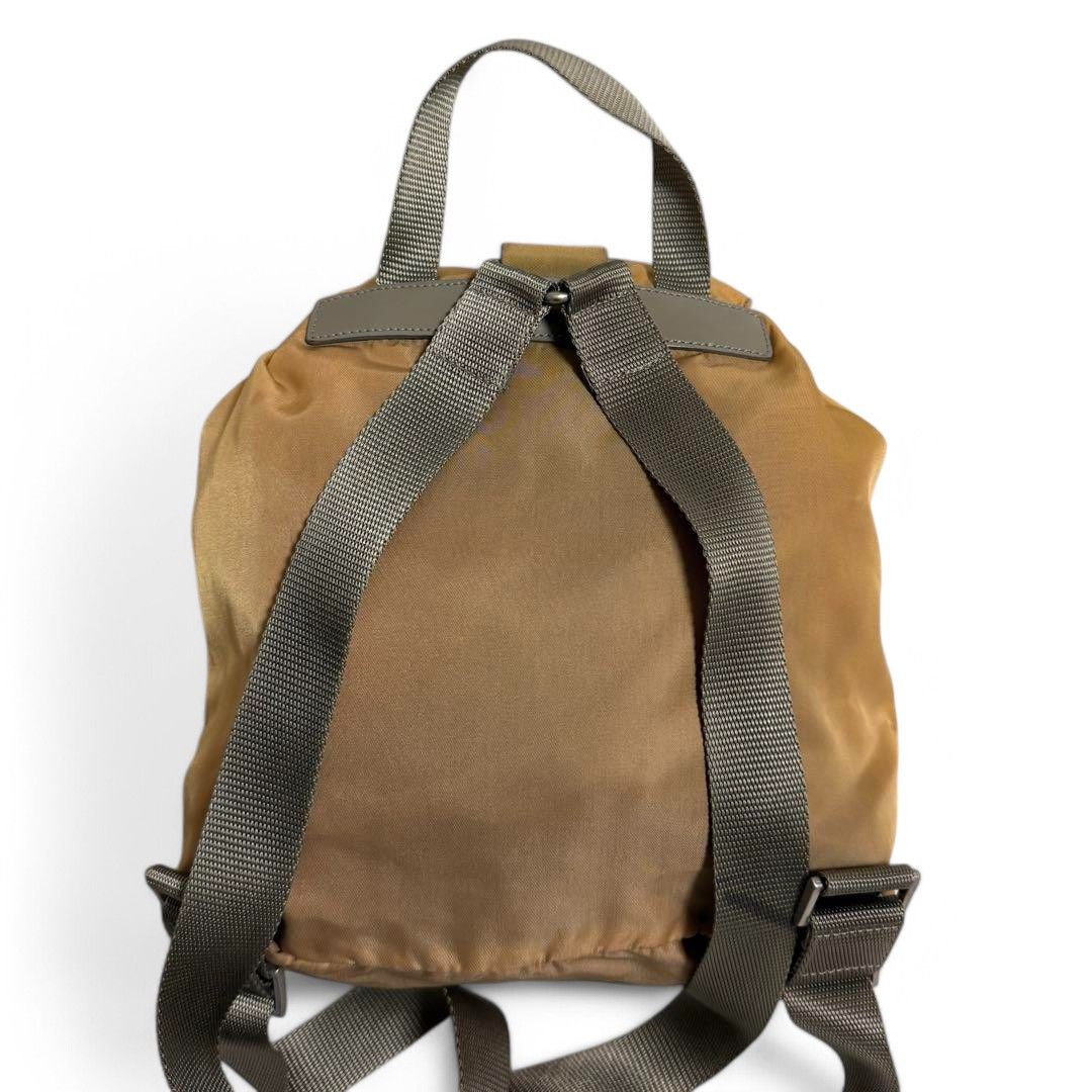 Prada Prada - Orange Nylon Backpack Rucksack Travel Luggage Size ONE SIZE - 2 Thumbnail