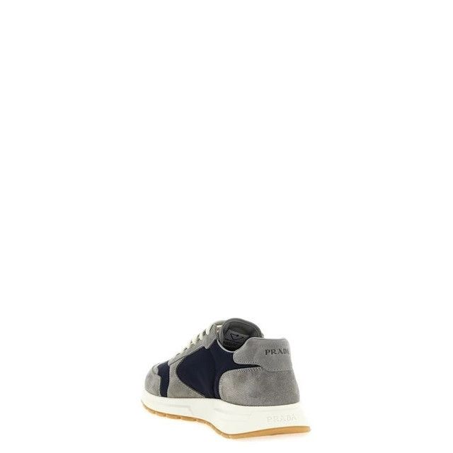 Prada PRADA Prax Gray Suede And Re-Nylon Sneakers New & Authentic Size US 11 / EU 44 - 3 Thumbnail