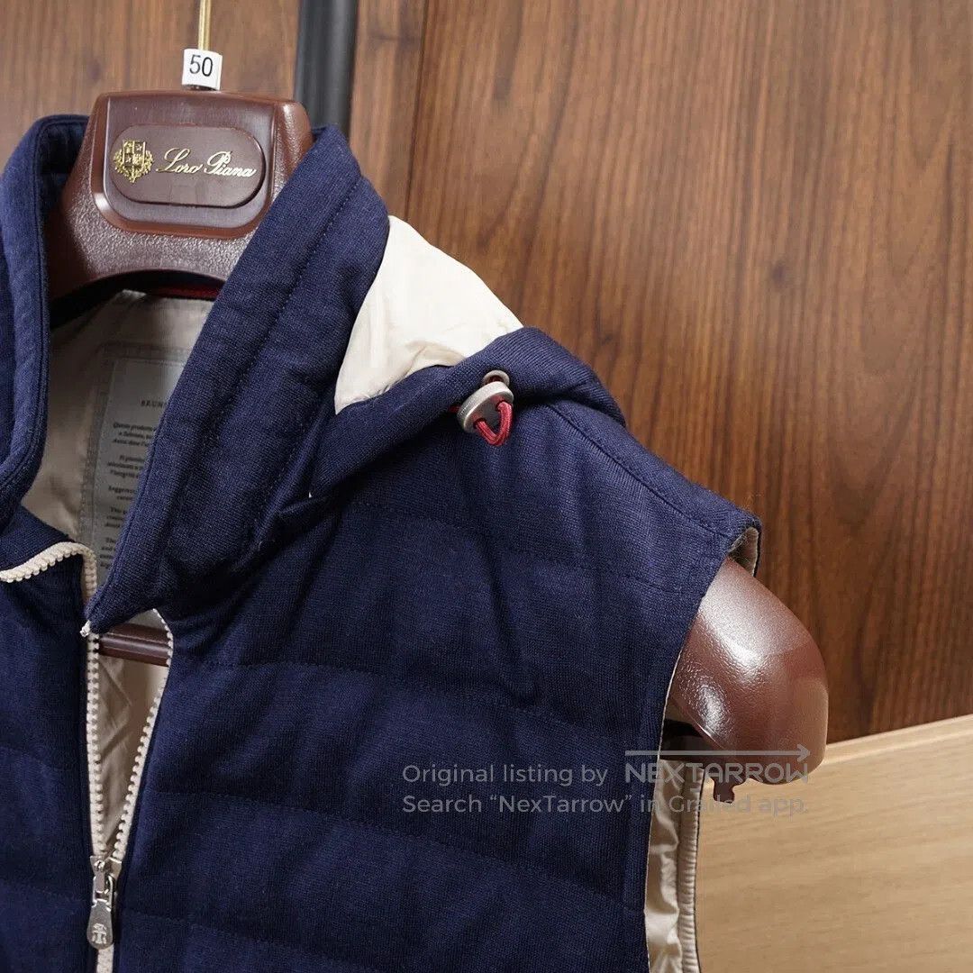 Brunello Cucinelli Brunello Cucinelli Down Vest for Men. Size US S / EU 44-46 / 1 - 5 Thumbnail