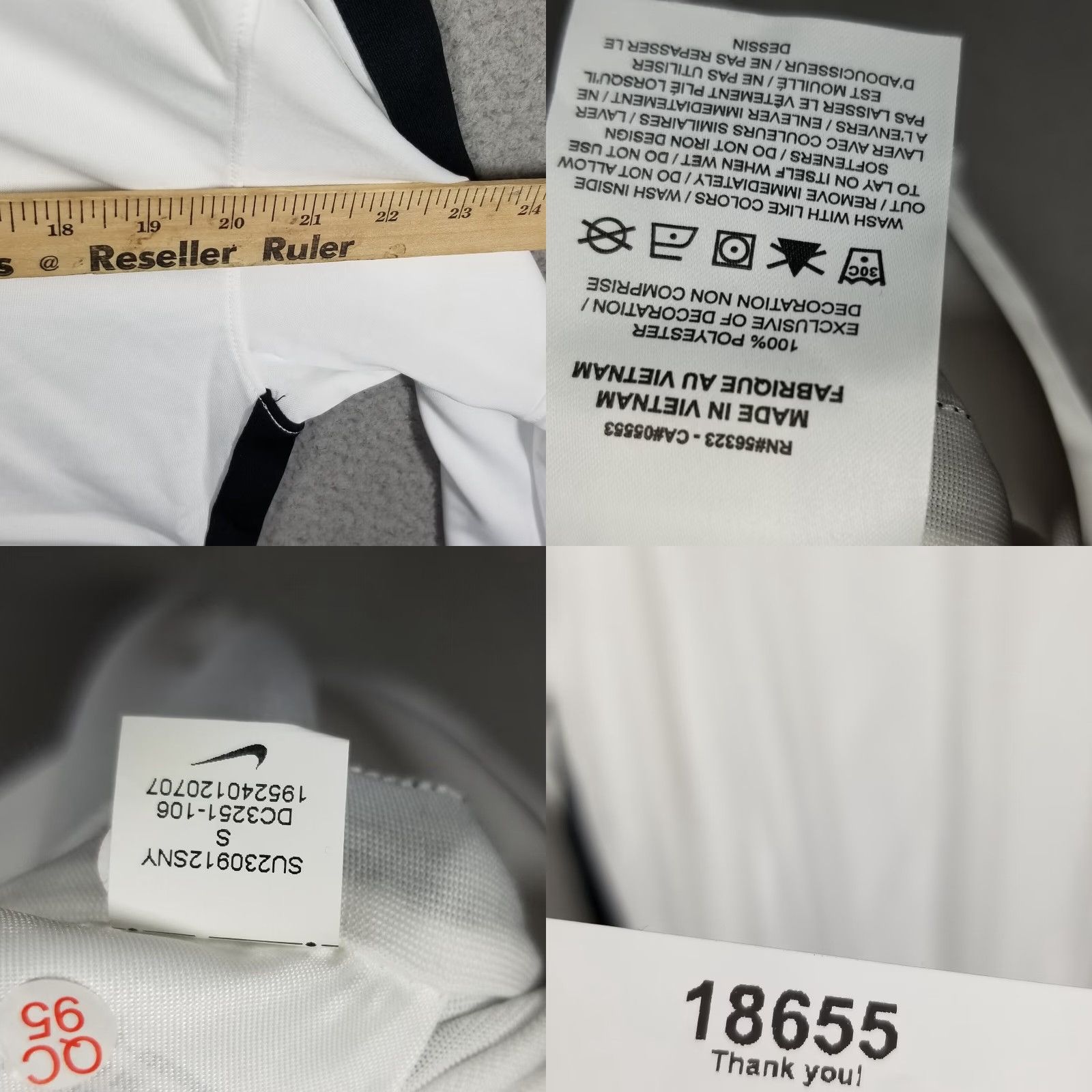 Nike Nike Dri-Fit Long Sleeve Basketball Shooting Shirt Mens Small White DC3251-106 Size US S / EU 44-46 / 1 - 8 Thumbnail