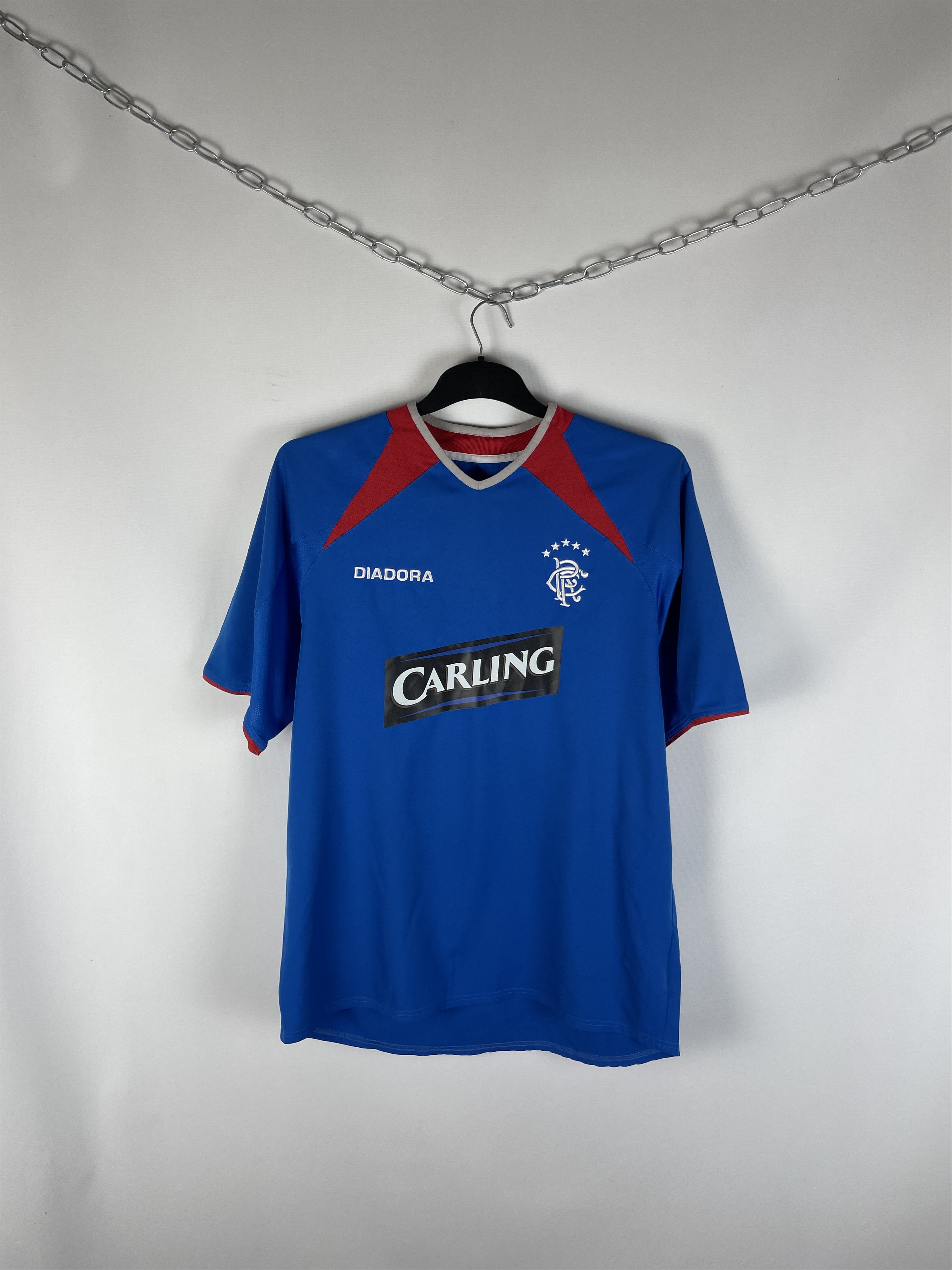 Diadora Rangers Diadora Football Away Jersey Size US L / EU 52-54 / 3 - 1 Thumbnail