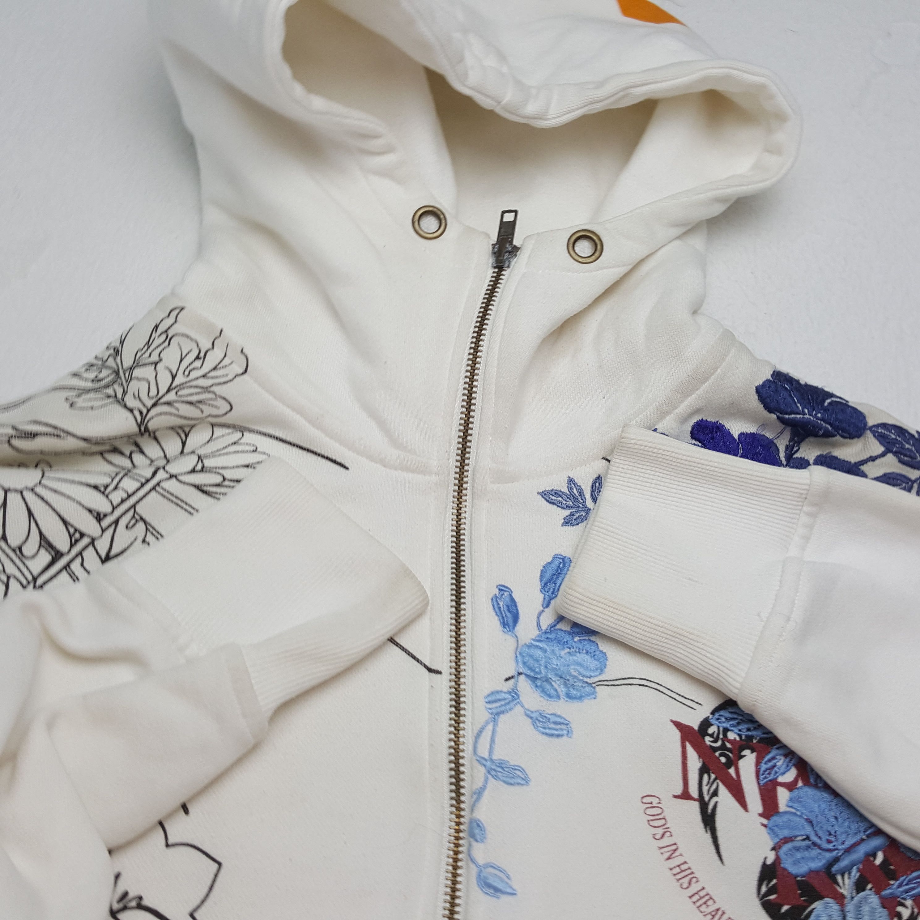 Anime × Vintage Neon Genesis EVAGELION Japanese Anime Zipper Hoodies Size US L / EU 52-54 / 3 - 9 Thumbnail