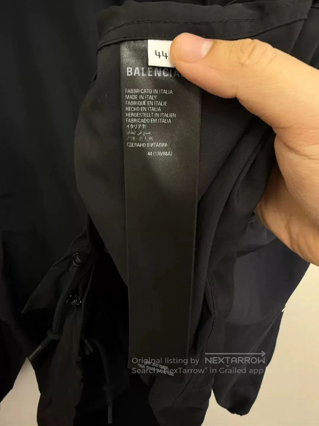 Balenciaga Balenciaga Black BB Logo Windbreaker. Size US L / EU 52-54 / 3 - 3 Thumbnail