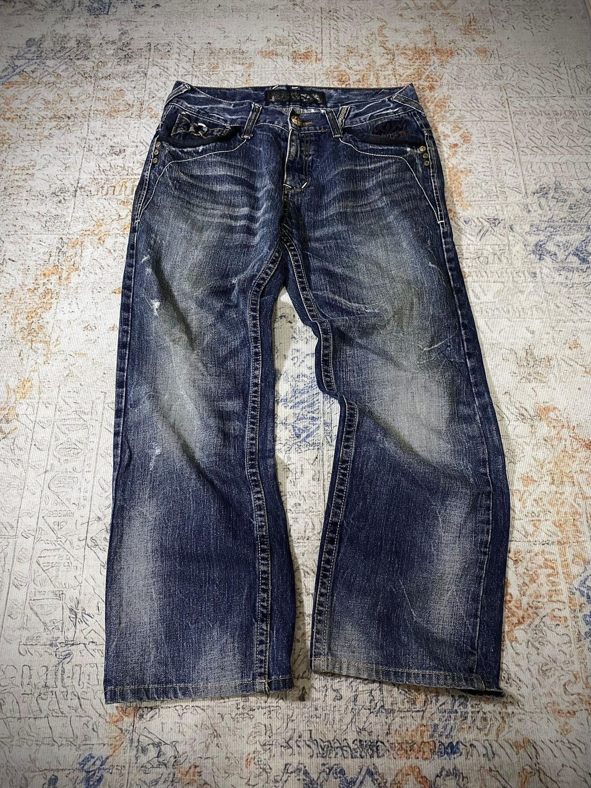VINTAGE RED PEPPER FLARED JEANS DENIM