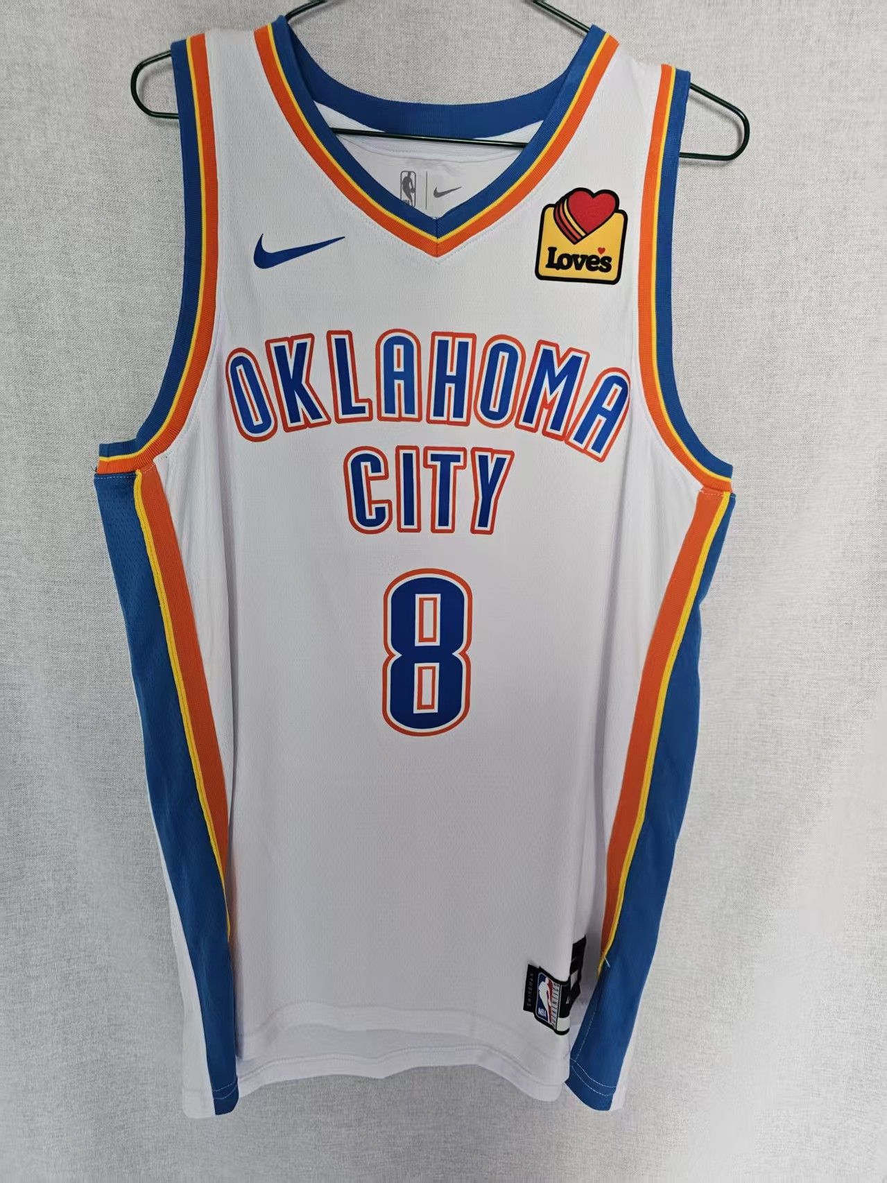 NBA Oklahoma City Thunder 8 Williams Jersey White Size US XL / EU 56 / 4 - 2 Thumbnail