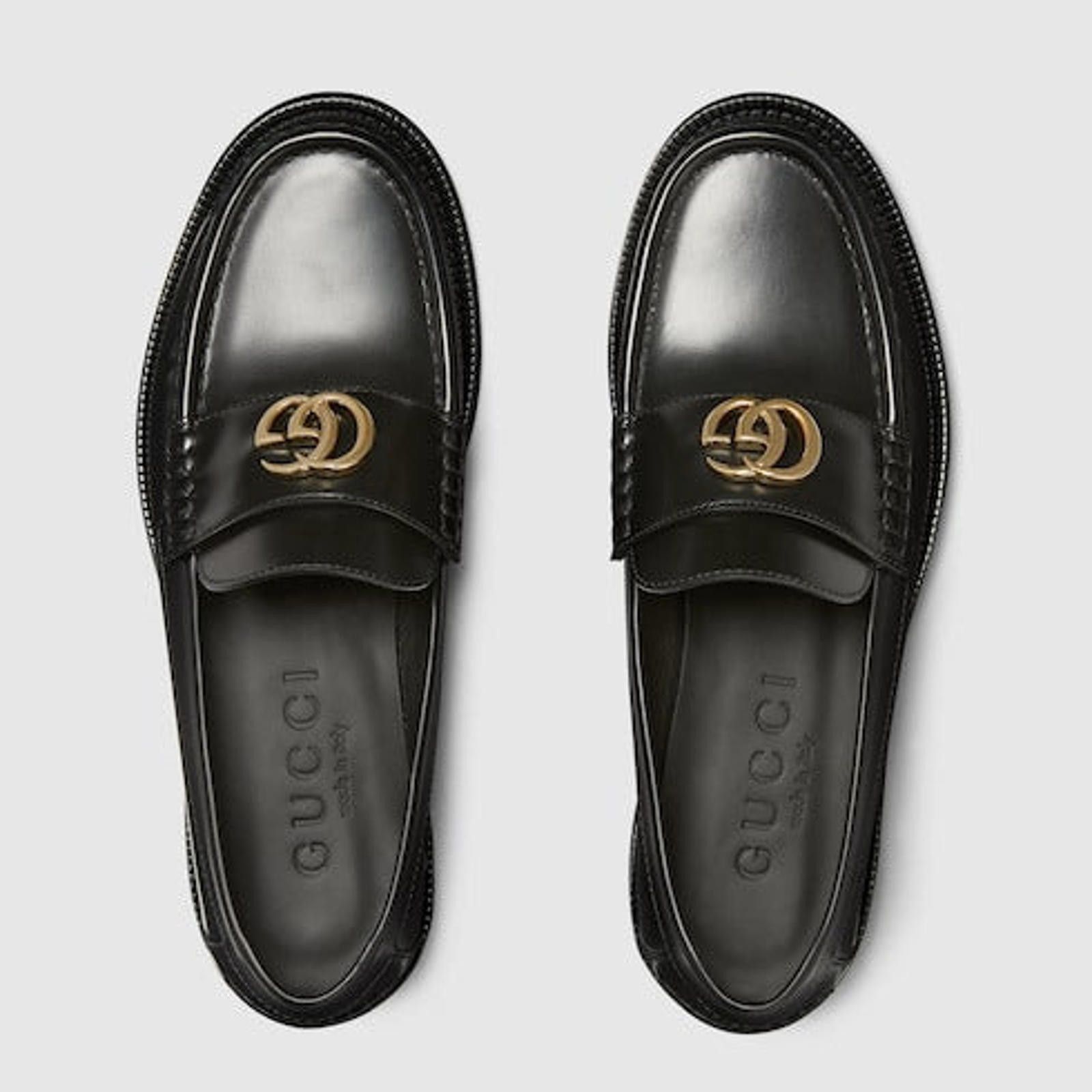 Gucci Gucci Double G Leather Loafers SIZE 39 Size US 9 / IT 39 - 3 Thumbnail
