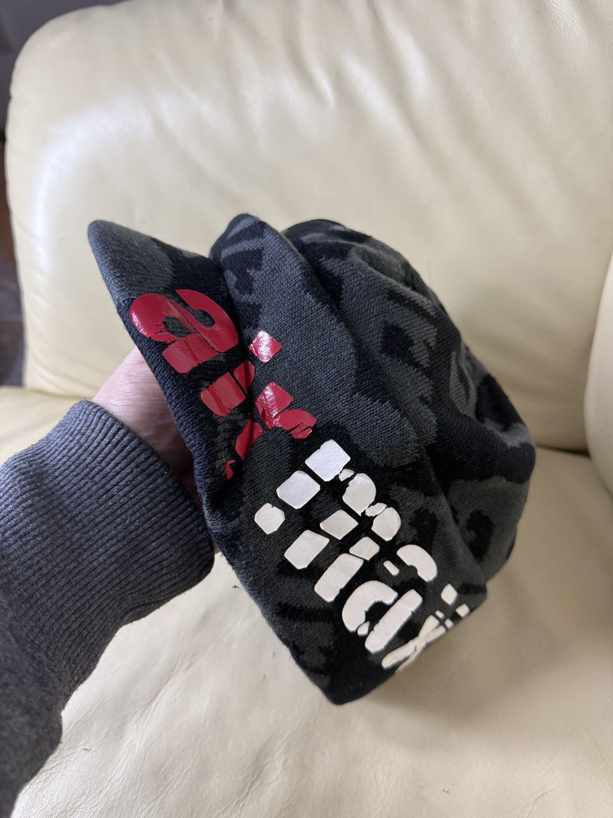 Nike Vintage nike airmax beanie Hat Size ONE SIZE - 2 Thumbnail