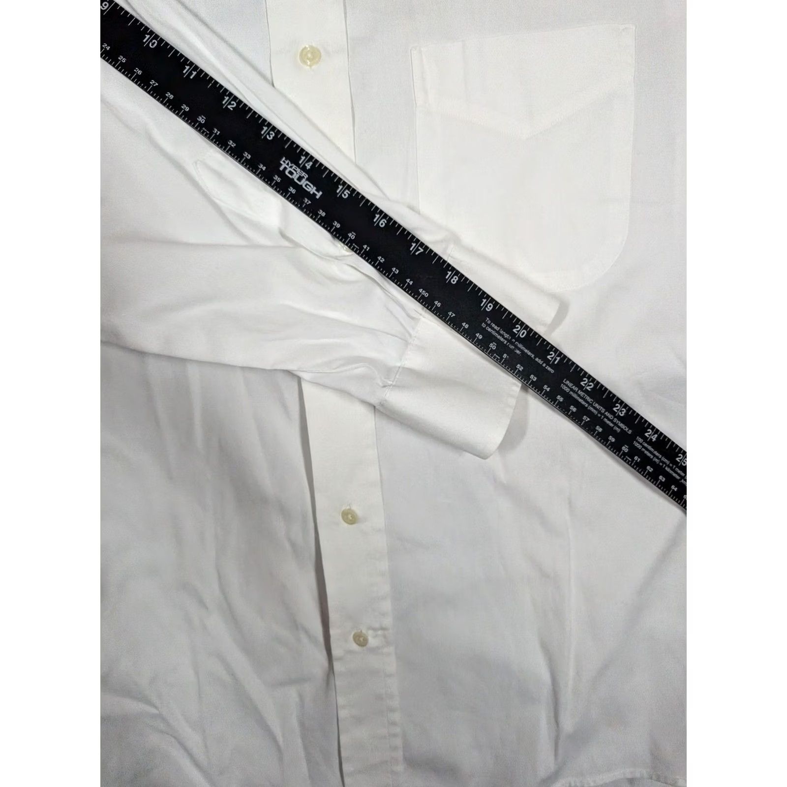 Vintage Gitman Bros Shirt Mens 18 34 White Oxford Button Front Long Sleeve Made USA Size US XXL / EU 58 / 5 - 4 Thumbnail
