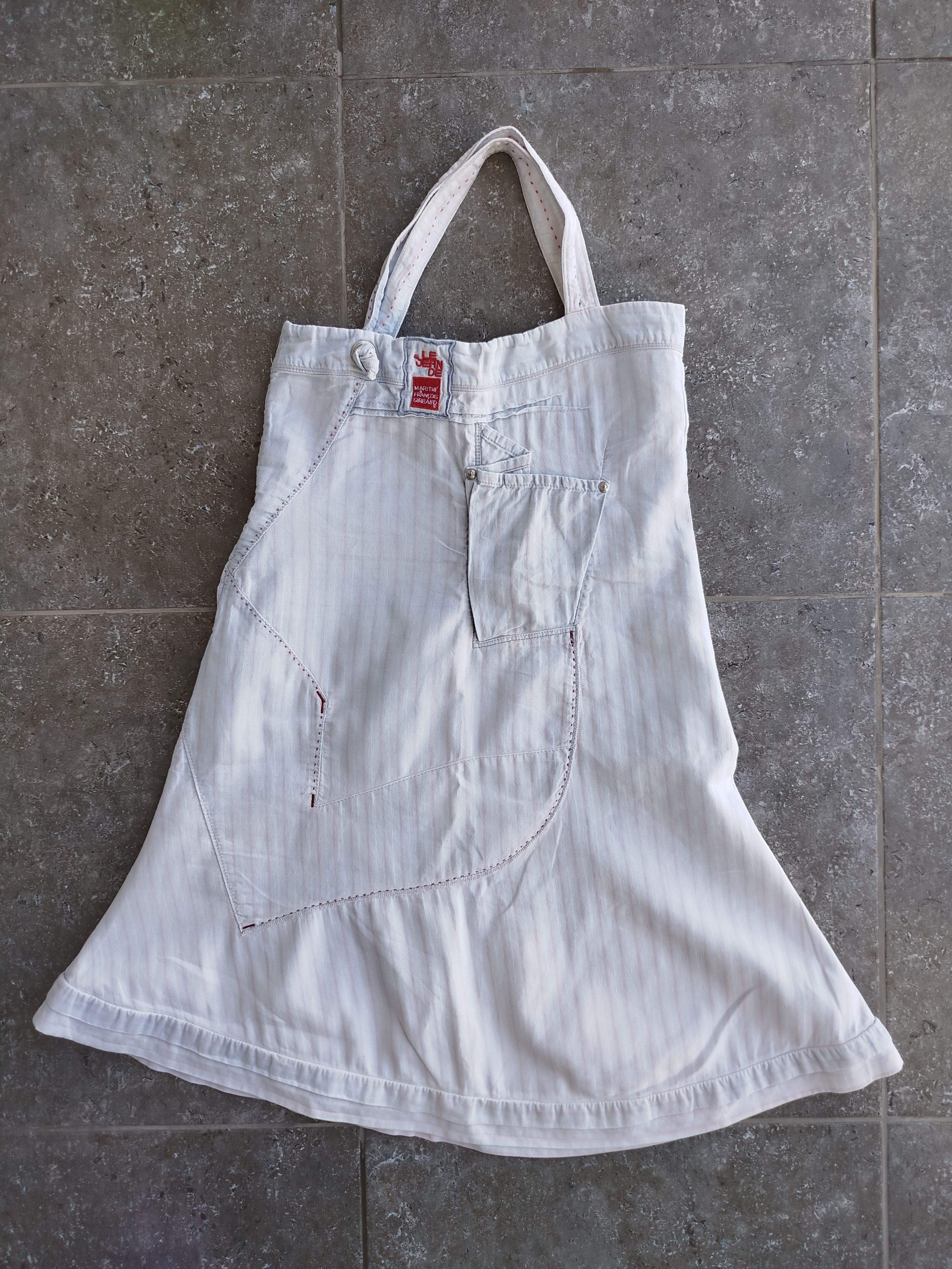 Marithe + Francois Girbaud Dress Sleeveless Striped Vintage Size Girl 12Years Woman XS Size XS / US 0-2 / IT 36-38 - 4 Thumbnail