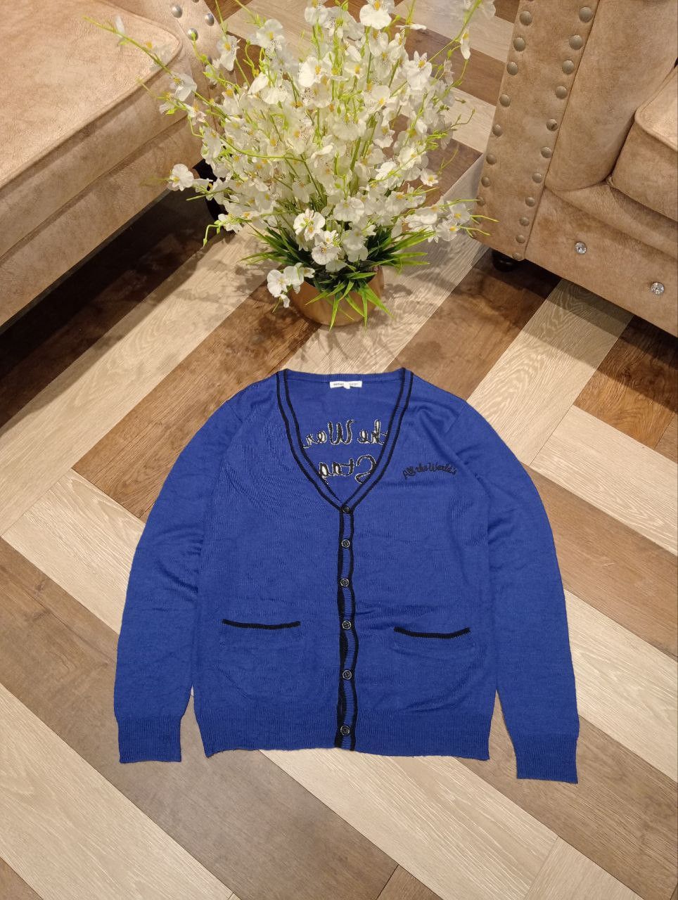 semanticdesign SEMANTIC DESIGN JAPAN CARDIGAN - SIZE L Size US L / EU 52-54 / 3 - 1 Thumbnail