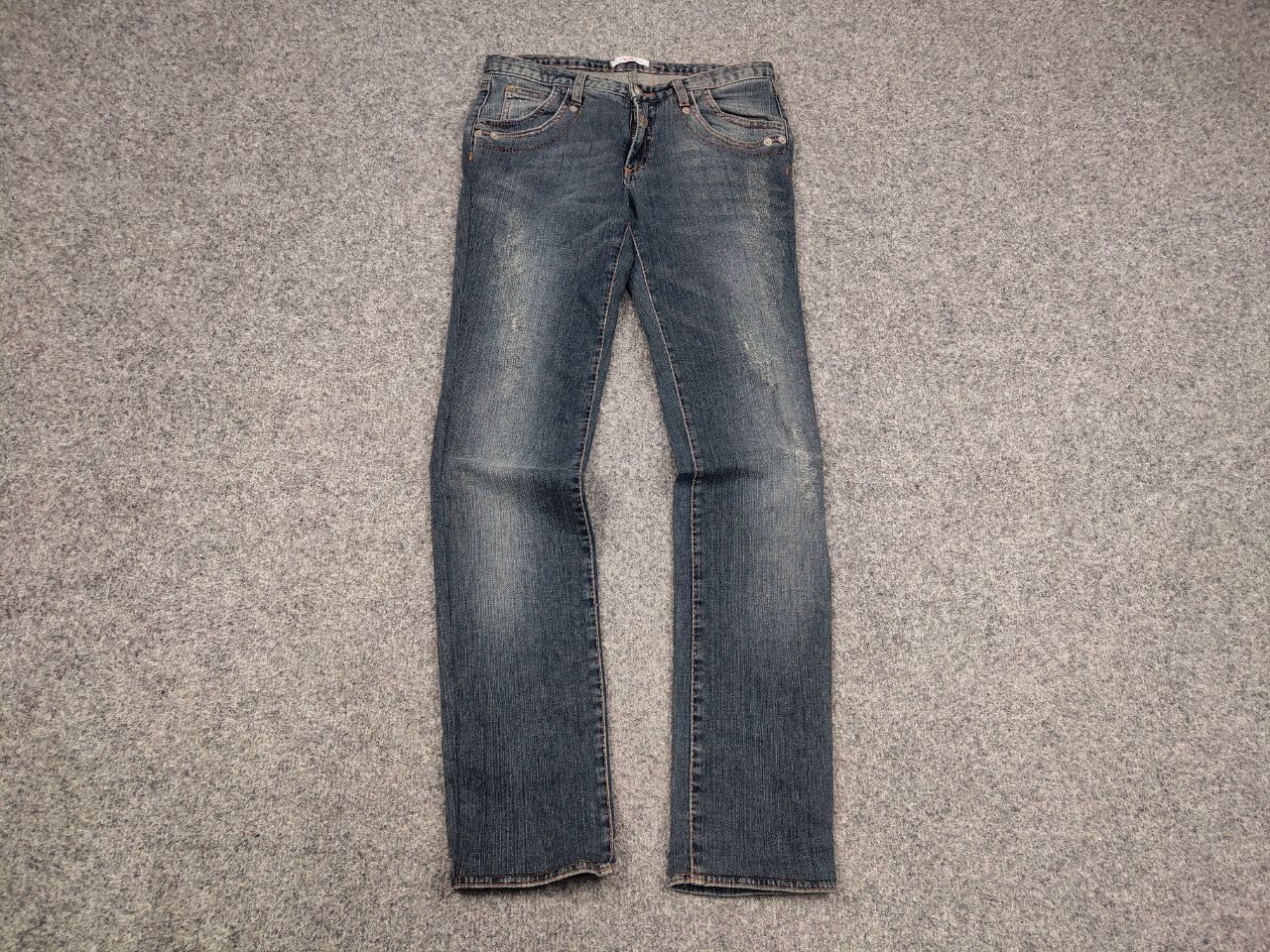 Versace Jeans Couture Vintage 90's Versace Jeans Couture Big Logo Slim Faded denim Size 26" / US 2 / IT 38 - 3 Thumbnail