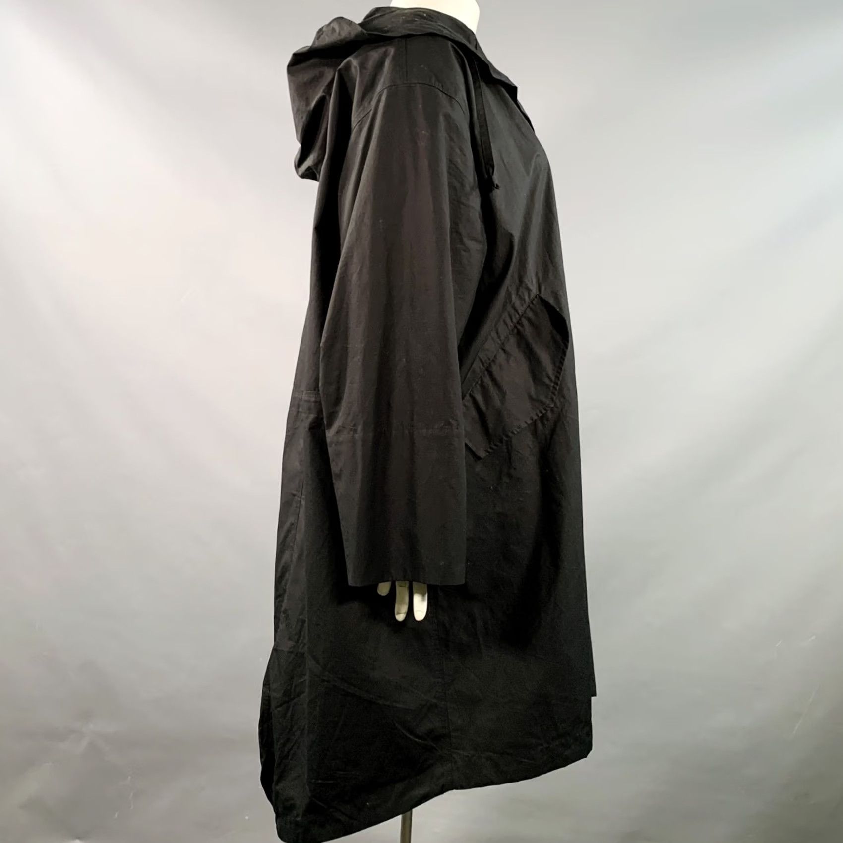 Jil Sander VINTAGE JIL SANDER Coat Hooded Logo Cotton Black White L Women Adult US Size L Size L / US 10 / IT 46 - 2 Thumbnail