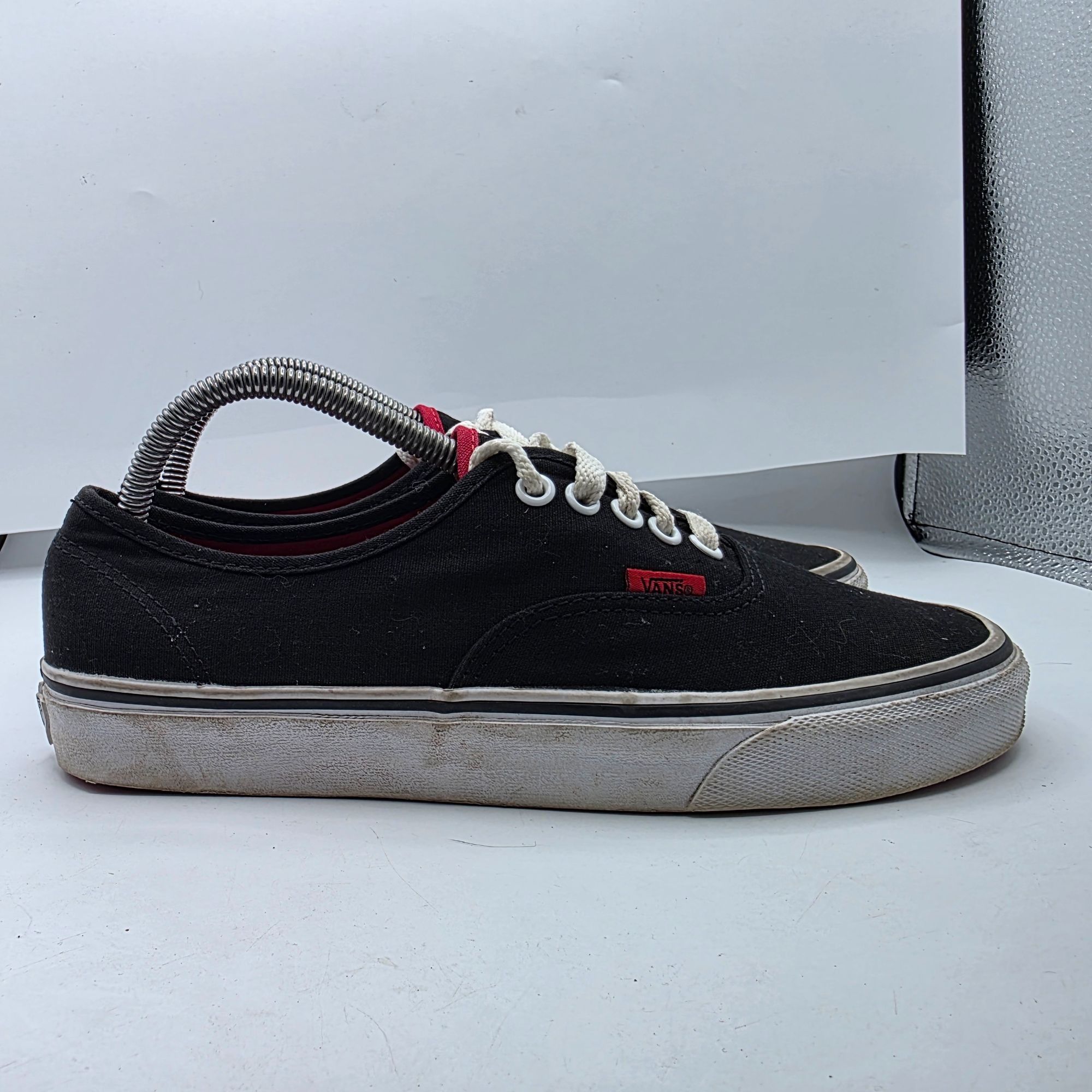 Vans Vans Era Mens 8.5 Black Canvas Sneakers Casual Lace Up Low T Size US 8.5 / EU 41-42 - 12 Thumbnail