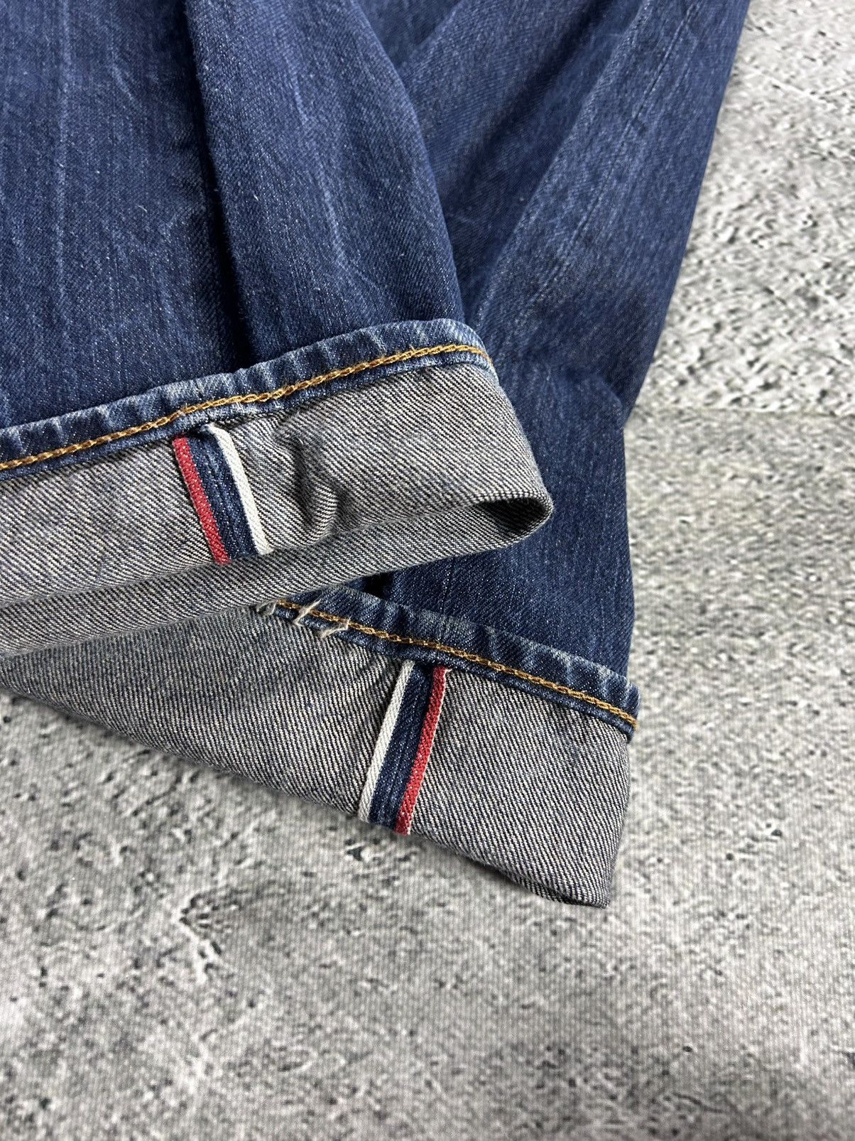 Evisu Evisu jeans daicock big logo red selvedge denim Size US 32 / EU 48 - 7 Thumbnail