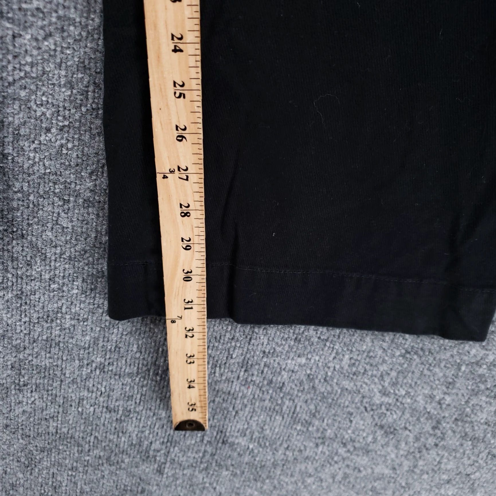 Tommy Hilfiger Tommy Hilfiger Pants Womens 12 Black Bootcut Mid Rise Zip Up Dark Wash Chino Regular Inseam 31 in Mens? Size 34" / US 12 / IT 48 - 5 Thumbnail
