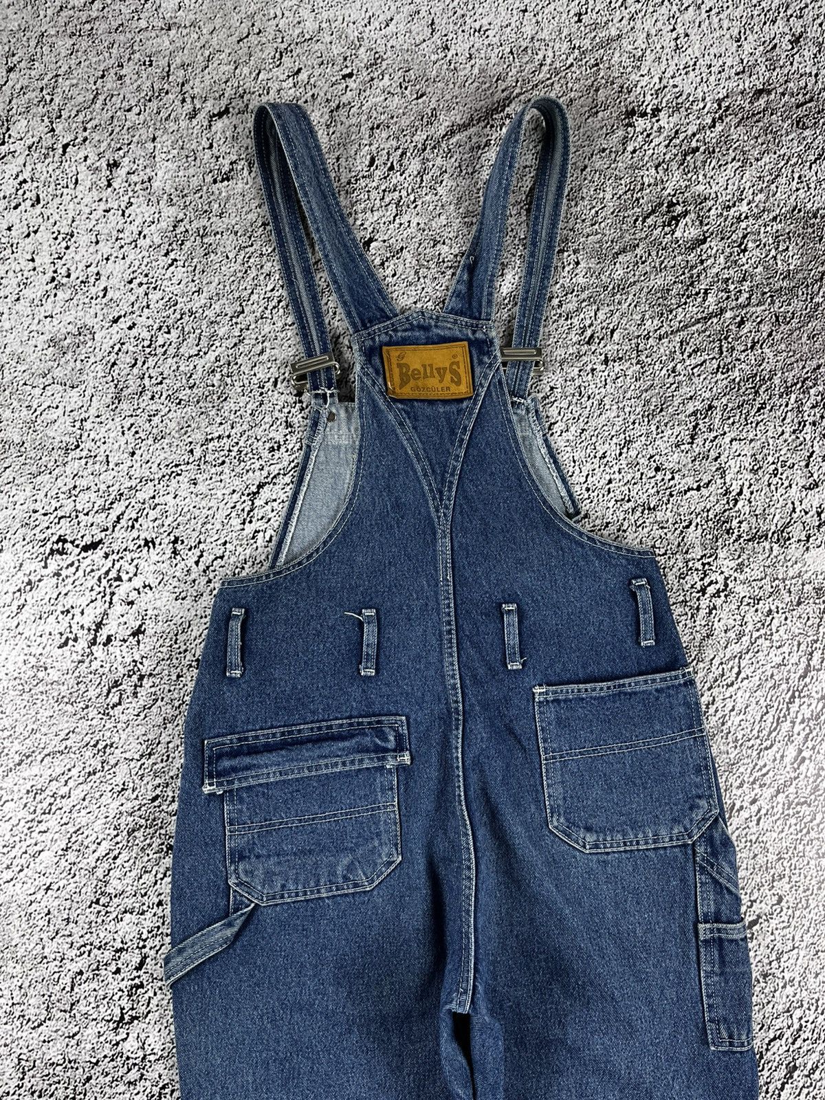 Vintage Vintage 90s Bellys denim bib overall workwear style size 31 Size 31" - 4 Thumbnail