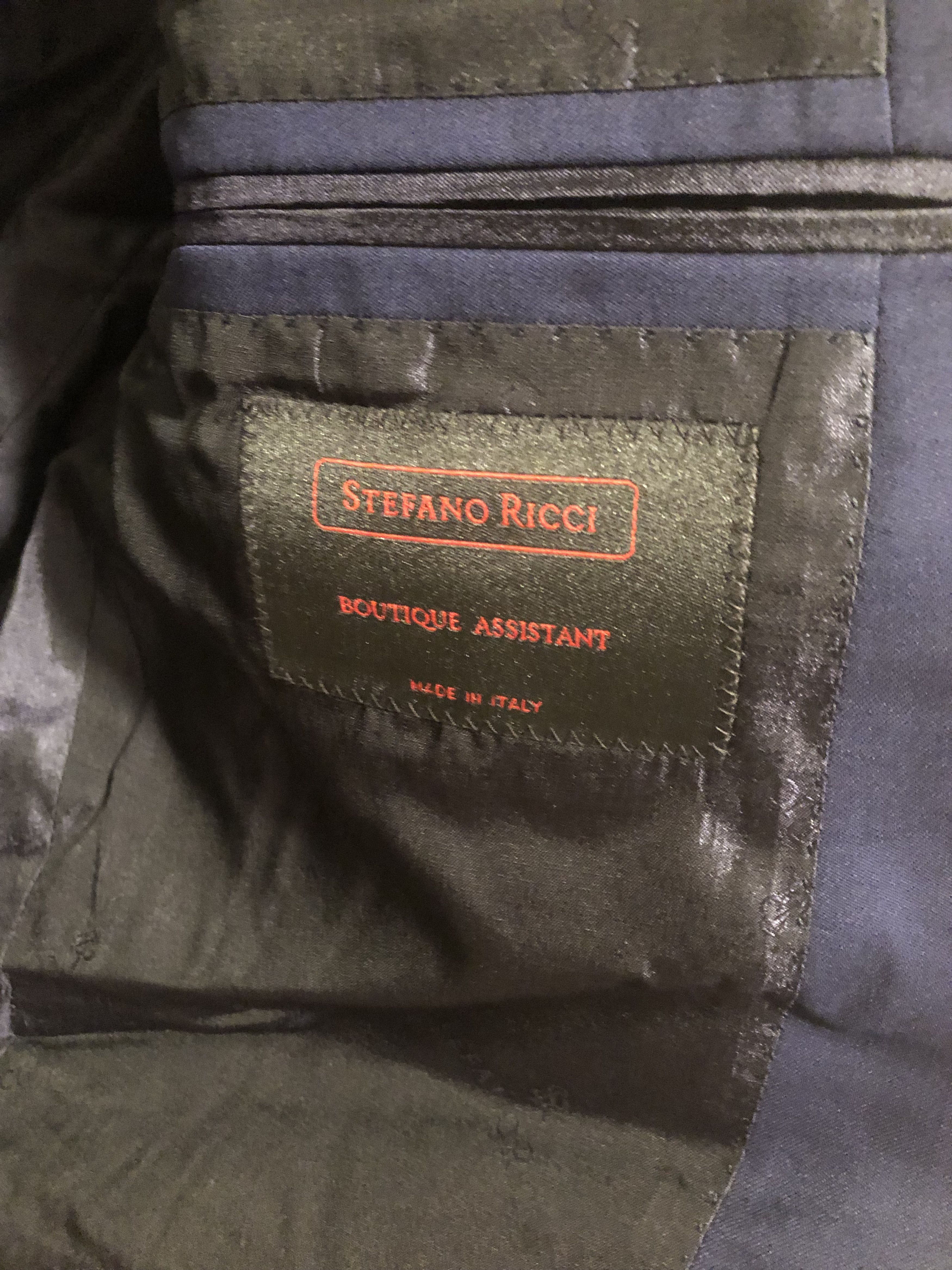 Stefano Ricci Stefano Ricci Navy Wool Two-Piece Suit Size 42R - 5 Thumbnail