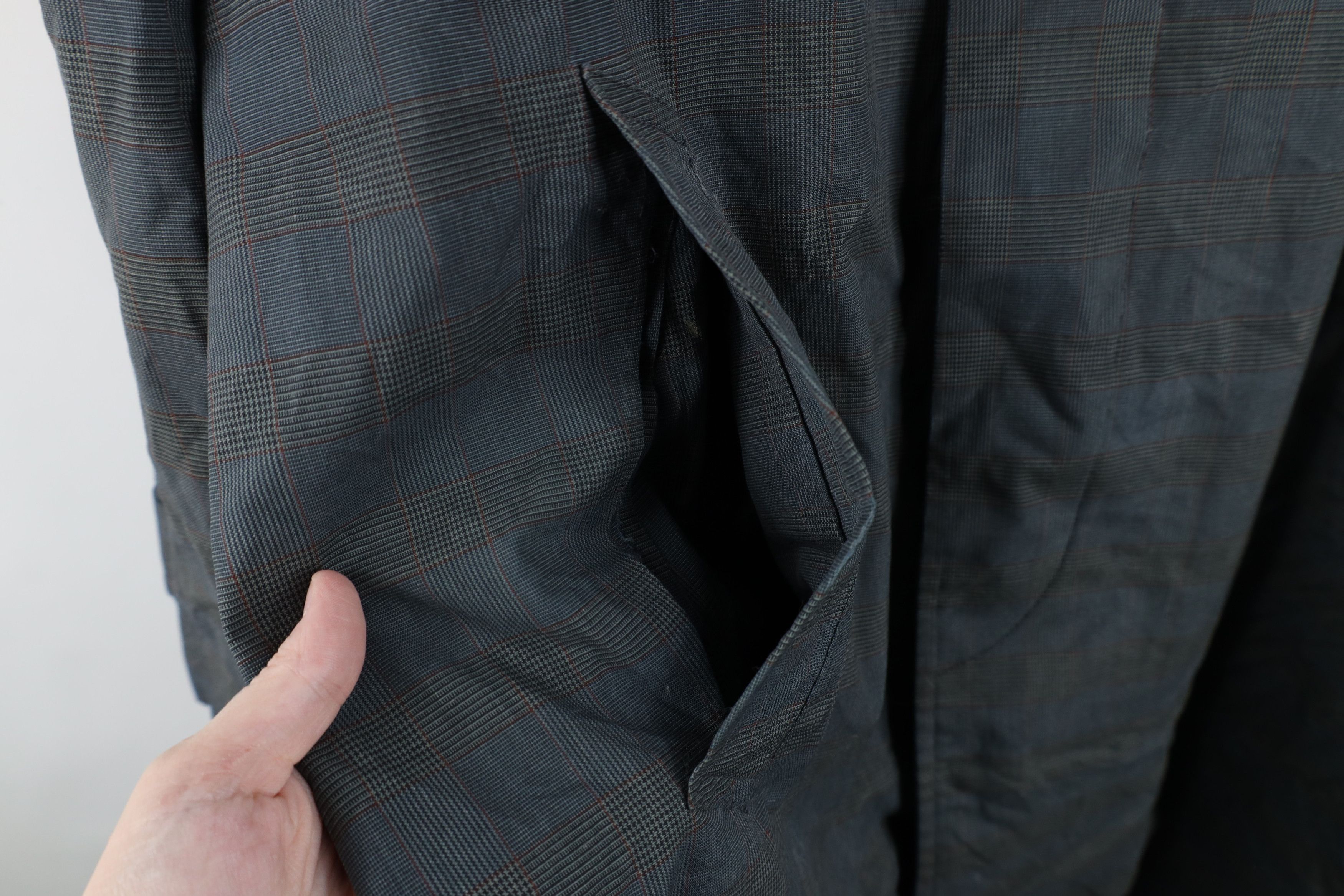 Vintage Vintage 70s Rockabilly Trench Coat Rain Jacket Plaid USA Size US L / EU 52-54 / 3 - 6 Thumbnail